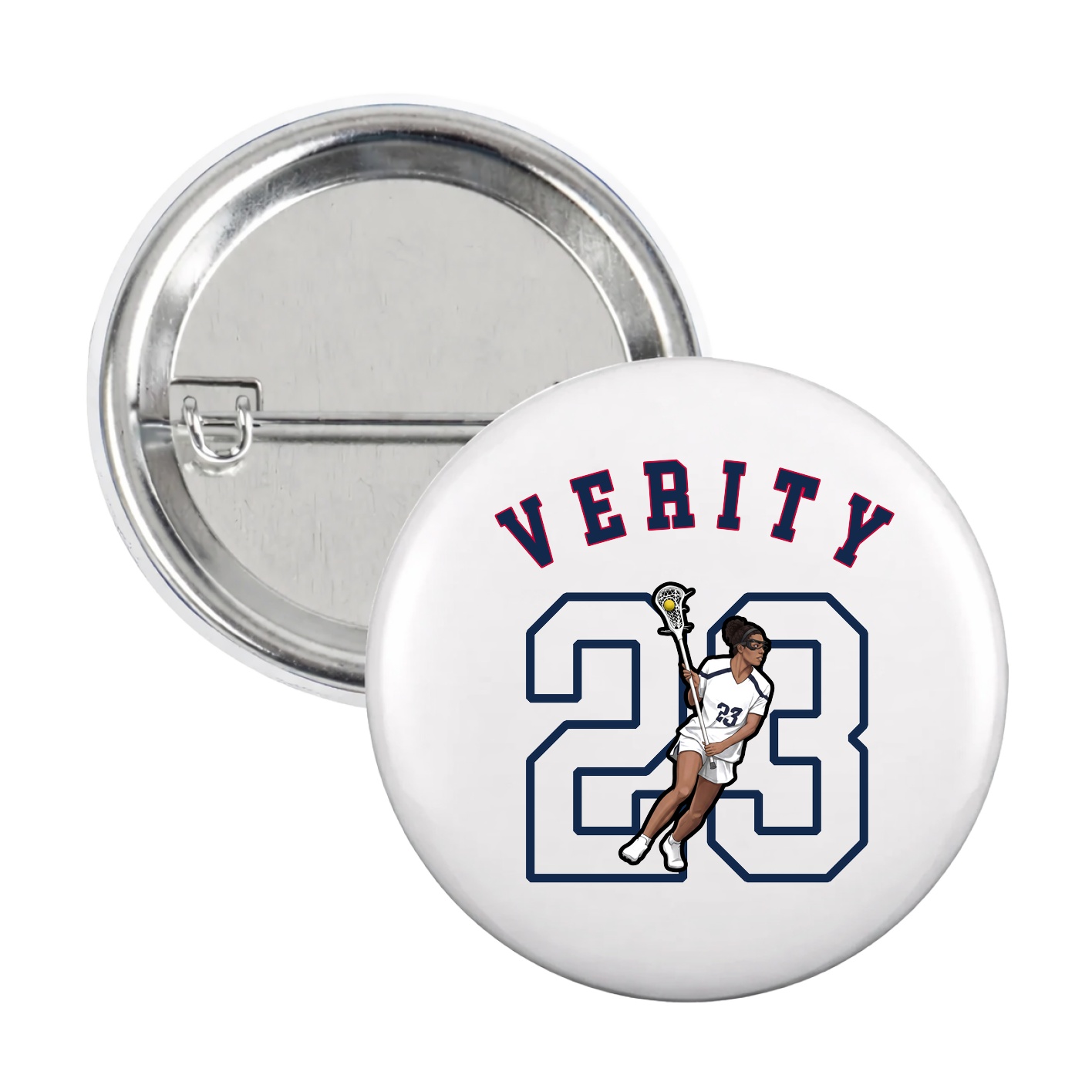 Game Day Button — Shirsey Arch in White