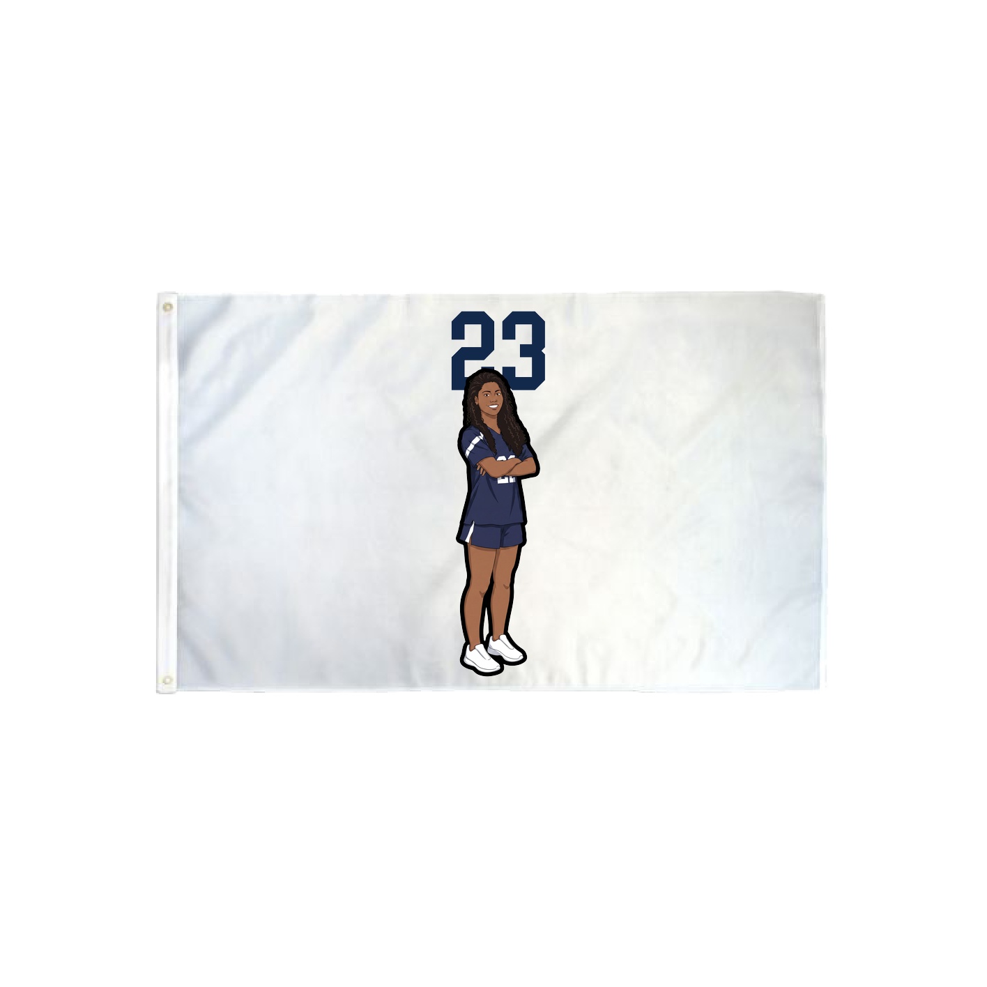 3x5 Flag — Number Top in Classic