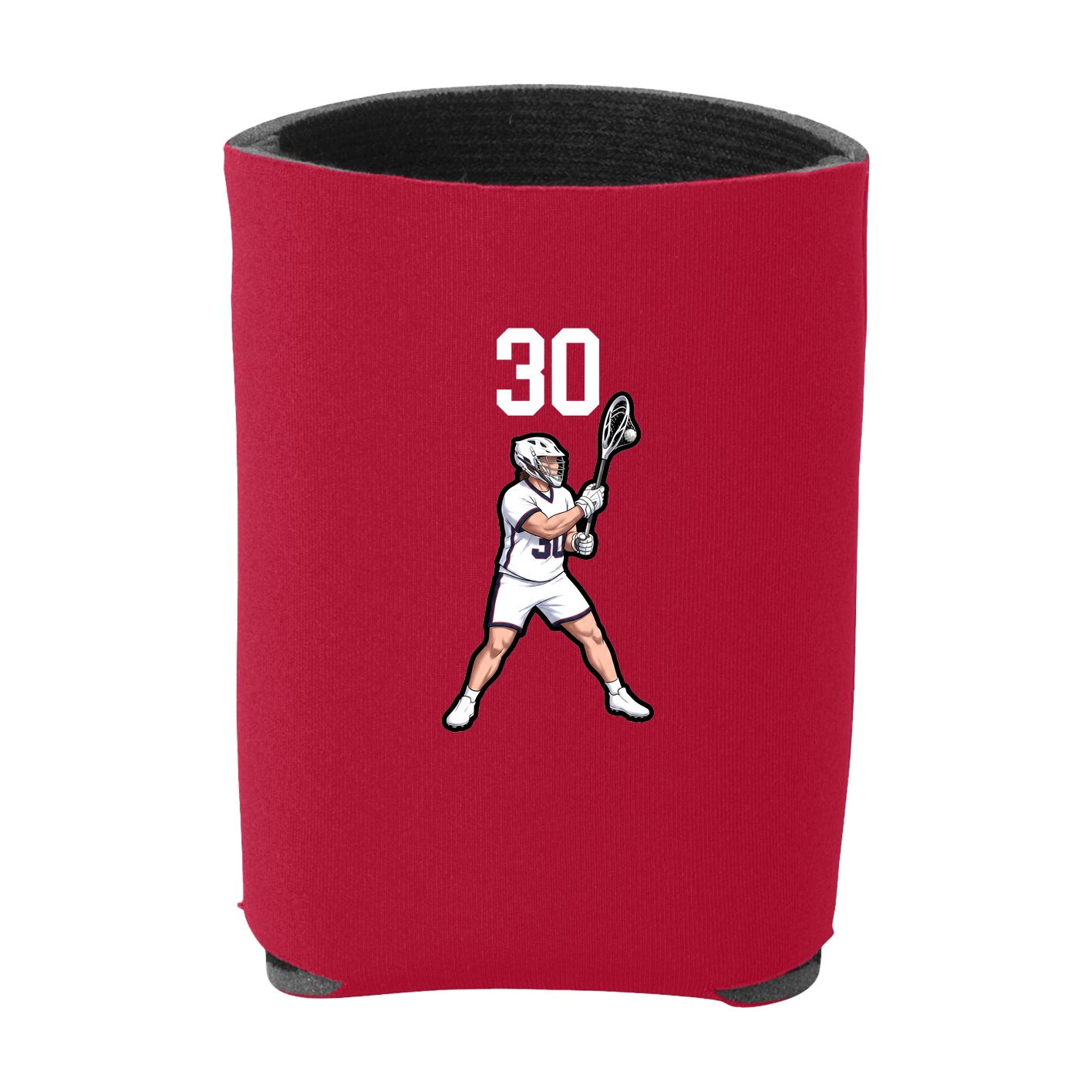 Can Holder — Number Top in Red