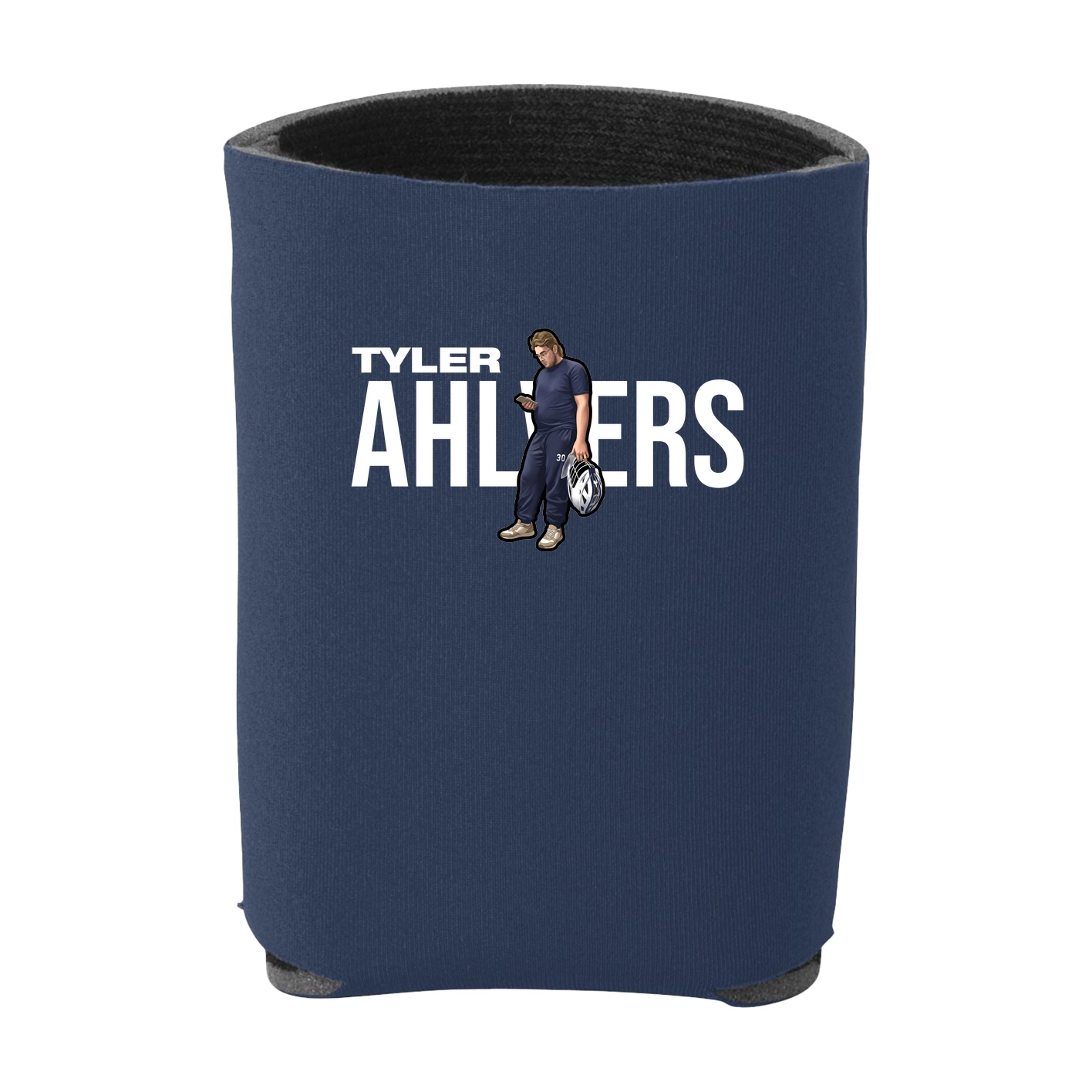 Can Holder — Player Name in Navy