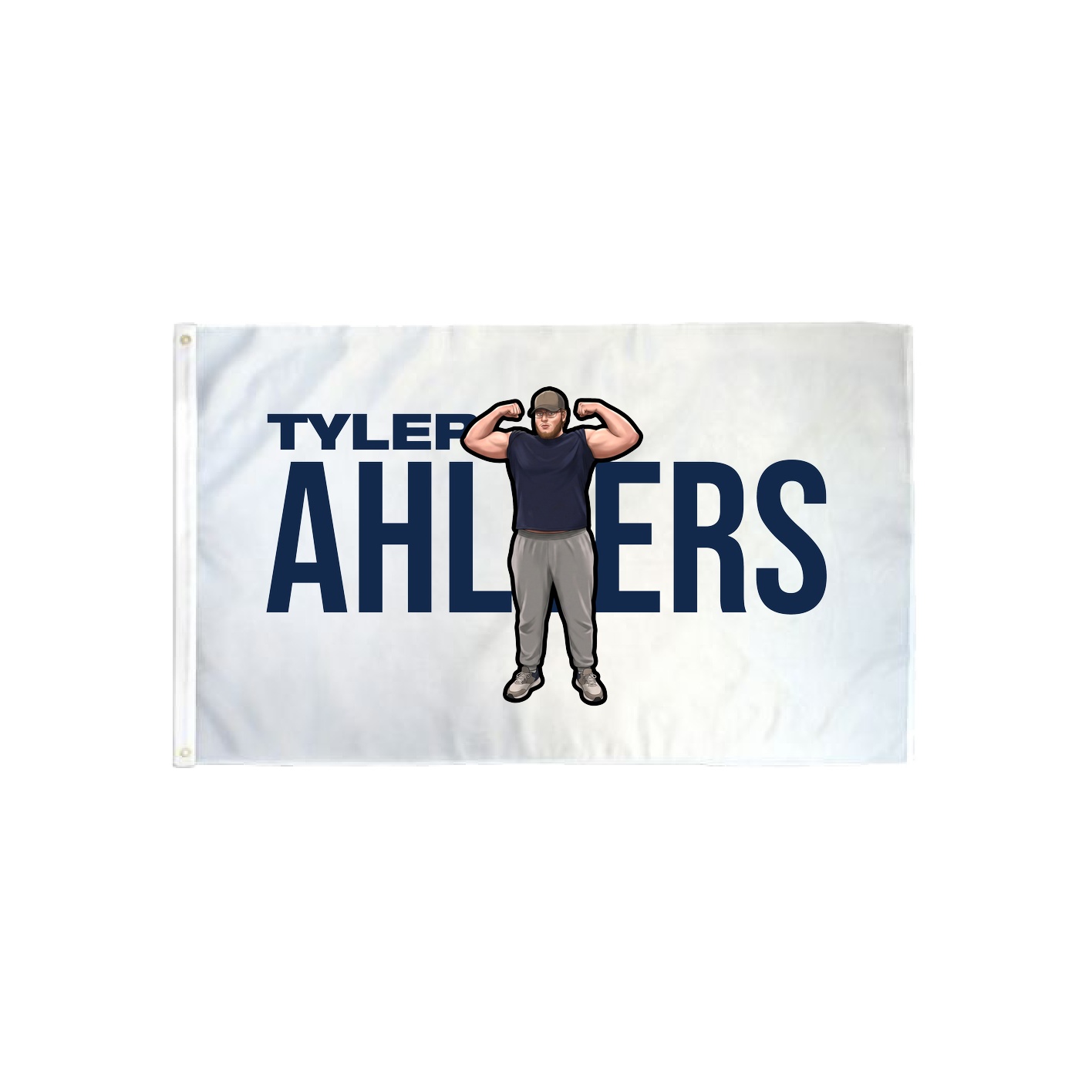 3x5 Flag — Player Name in Classic