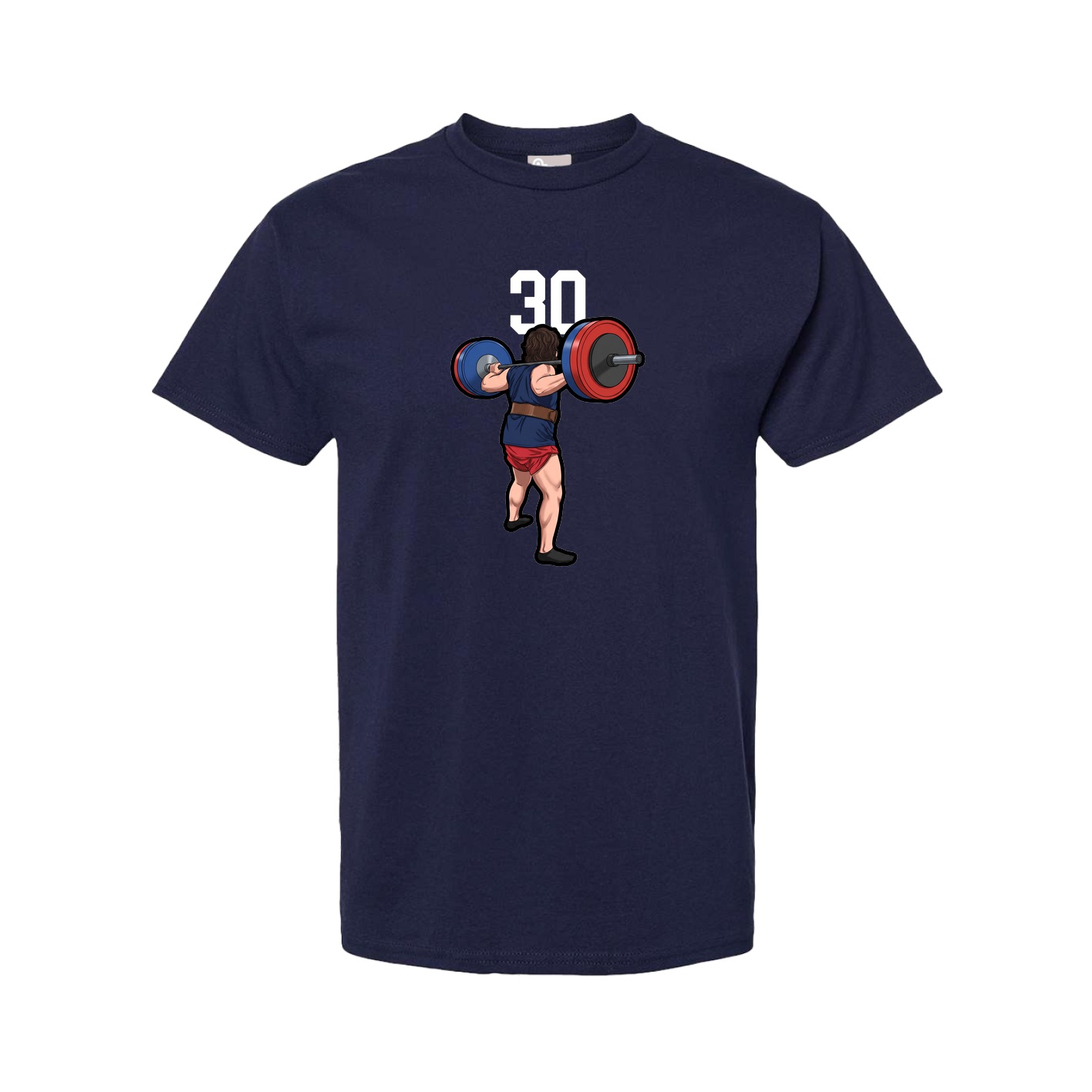 Youth Tee — Number Top in Navy