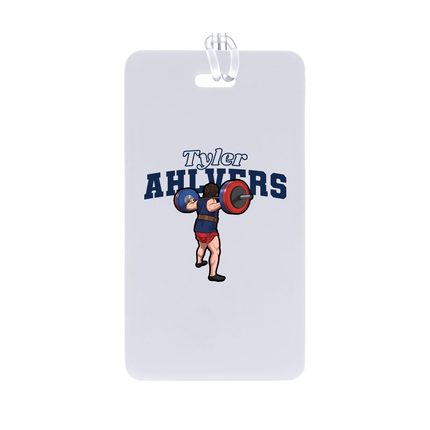 Bag Tag — Name Arch in Classic