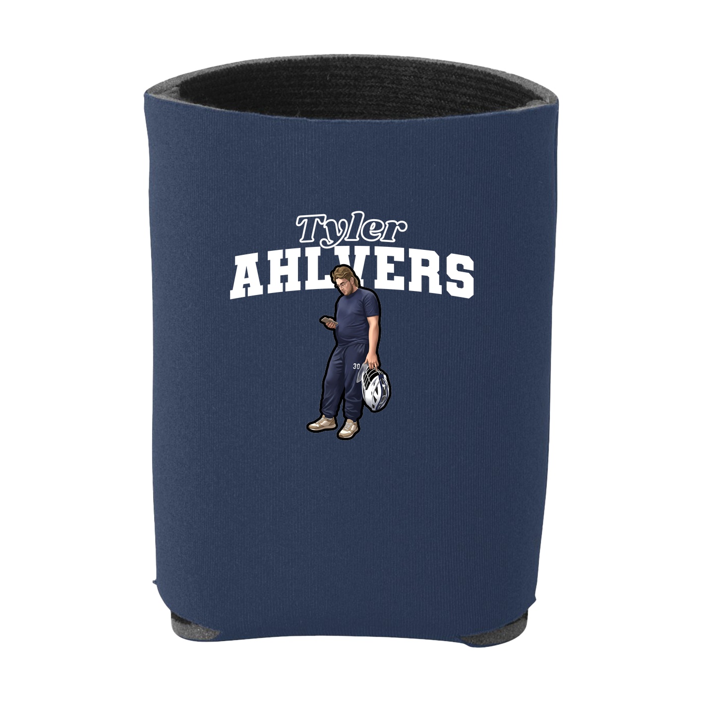 Can Holder — Name Arch in Navy