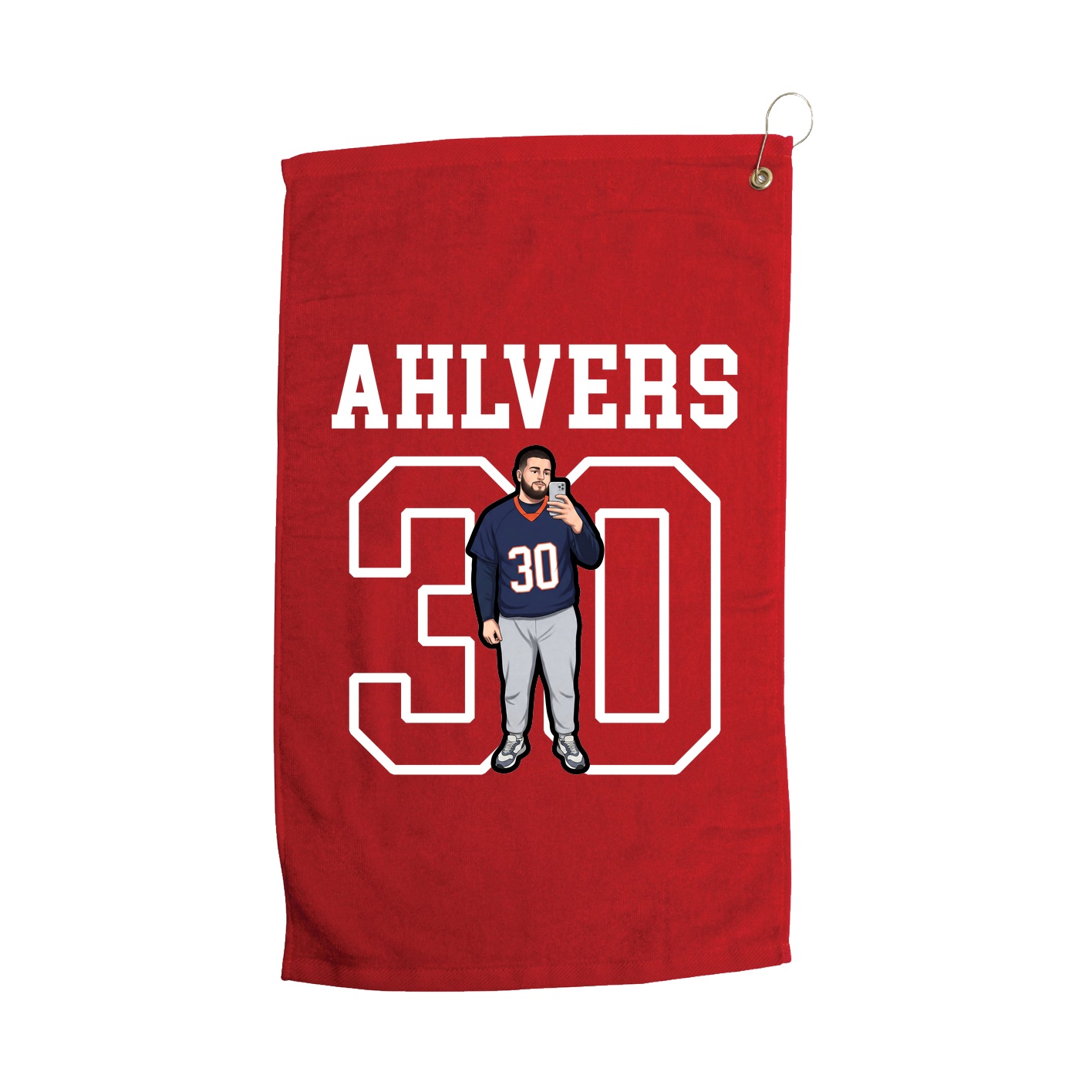 Golf Towel — Shirsey in Red
