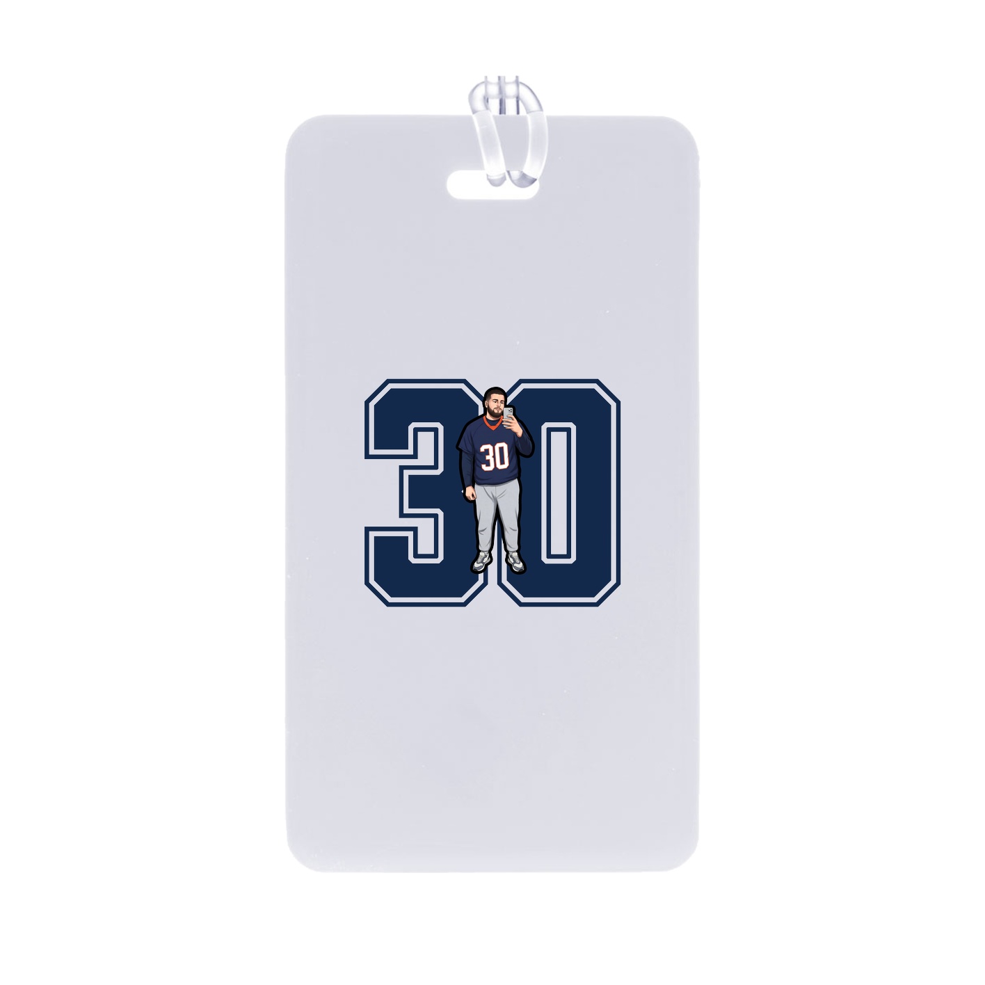 Bag Tag — Number in Classic