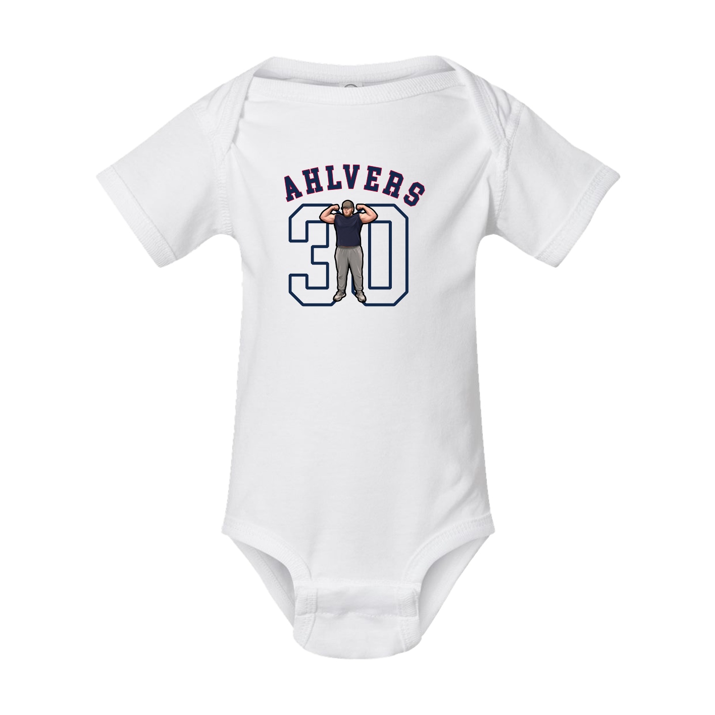 Baby Onesie — Shirsey Arch in White