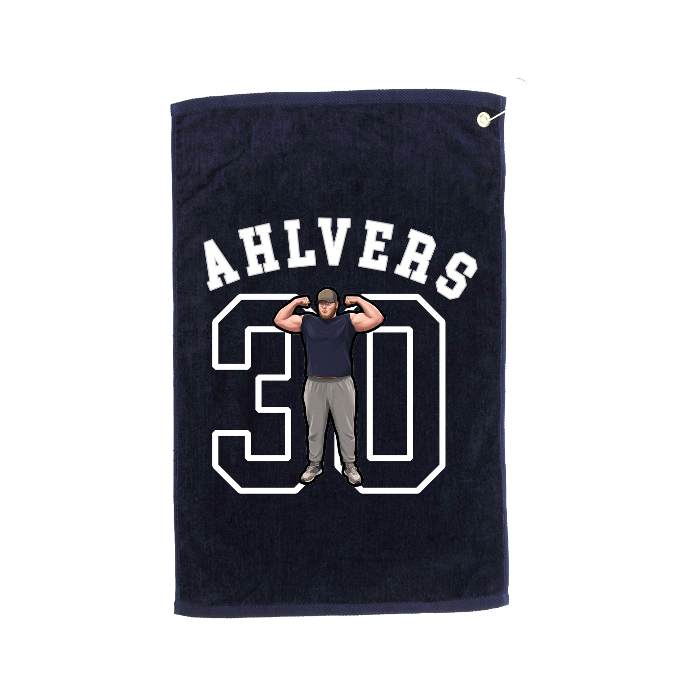 Golf Towel — Shirsey Arch in Navy