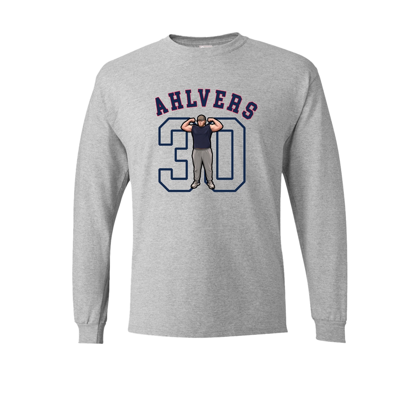 Long Sleeve Tee — Shirsey Arch in Grey