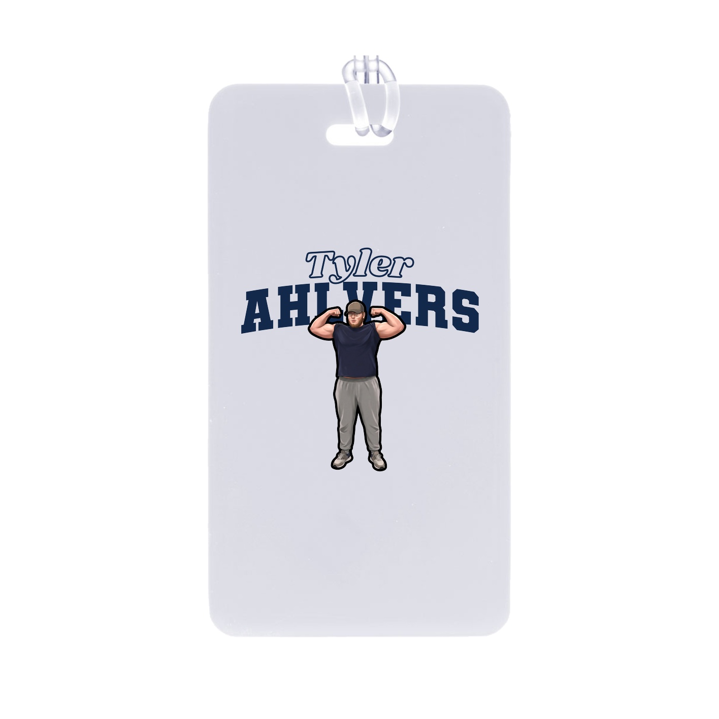 Bag Tag — Name Arch in Classic