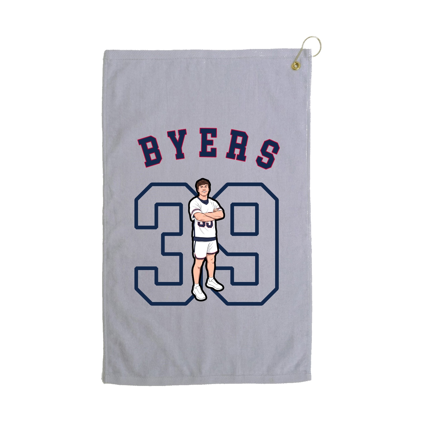 Golf Towel — Shirsey Arch in Grey