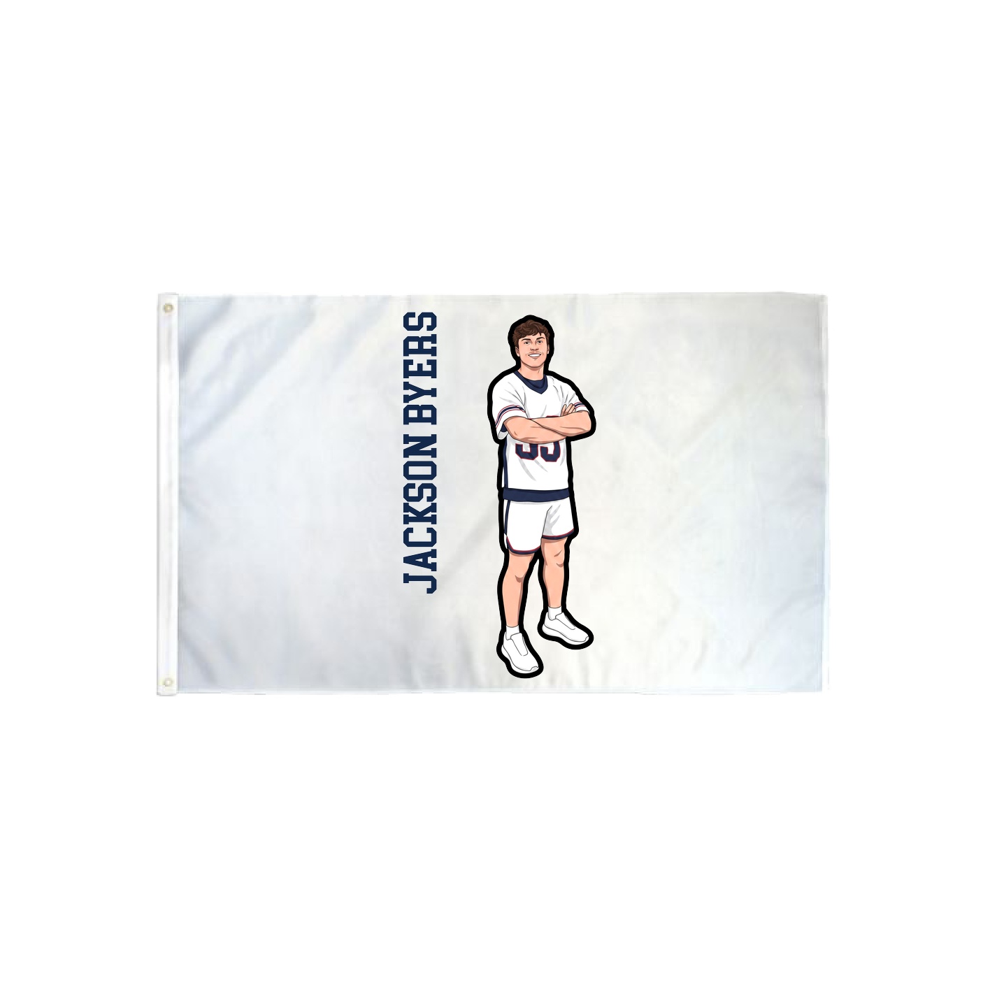 3x5 Flag — Name Vertical in Classic