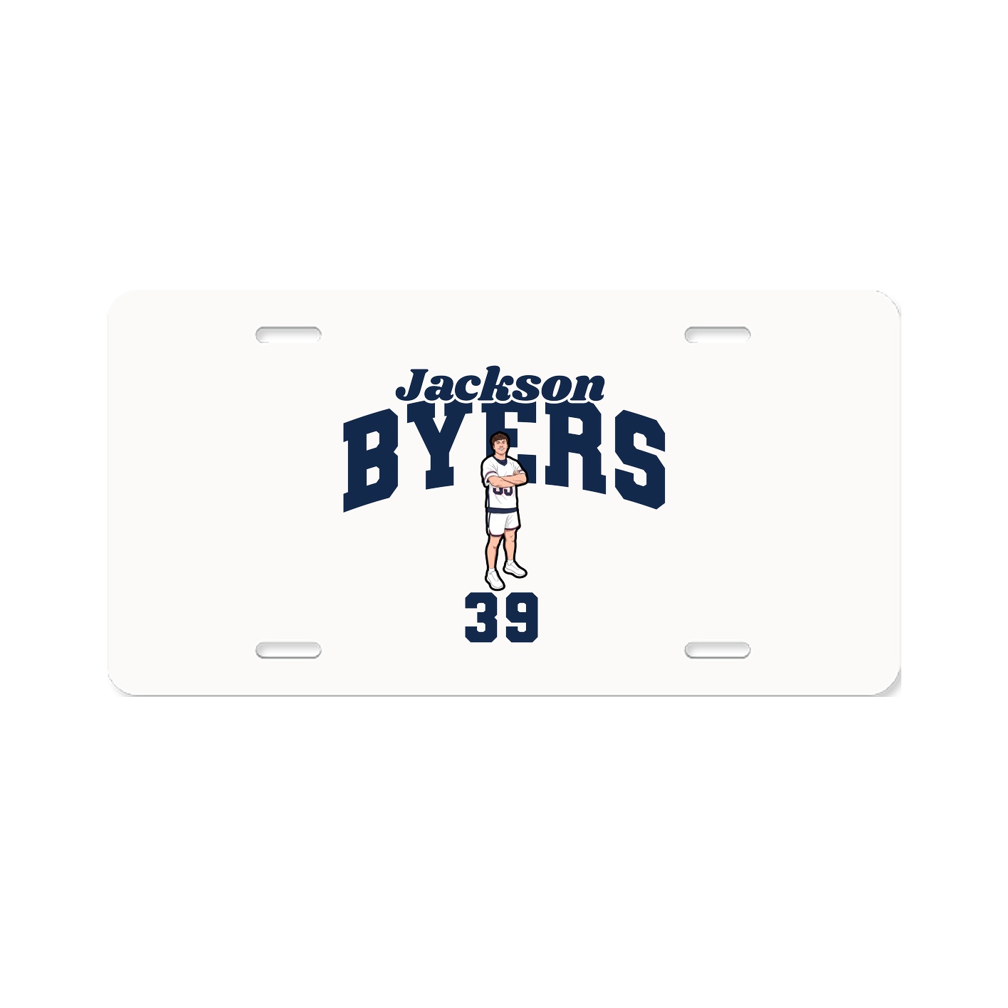 License Plate — Signature Arch in Classic