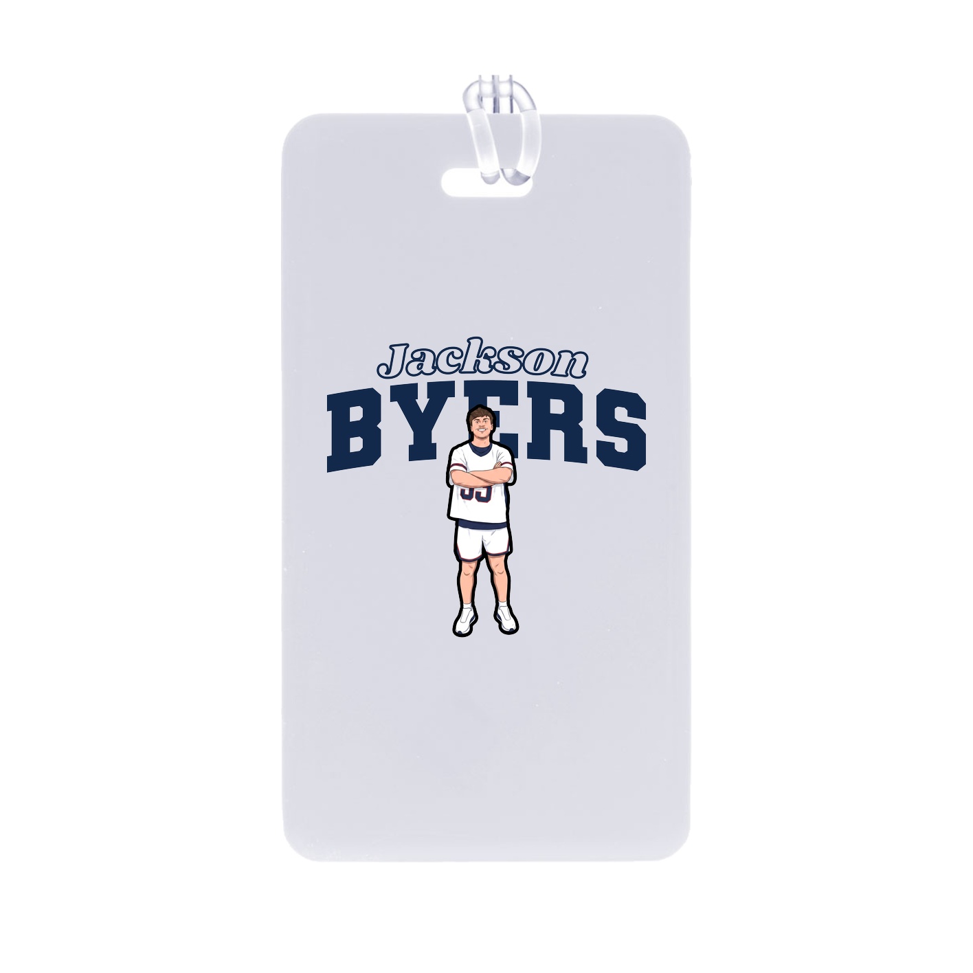 Bag Tag — Name Arch in Classic