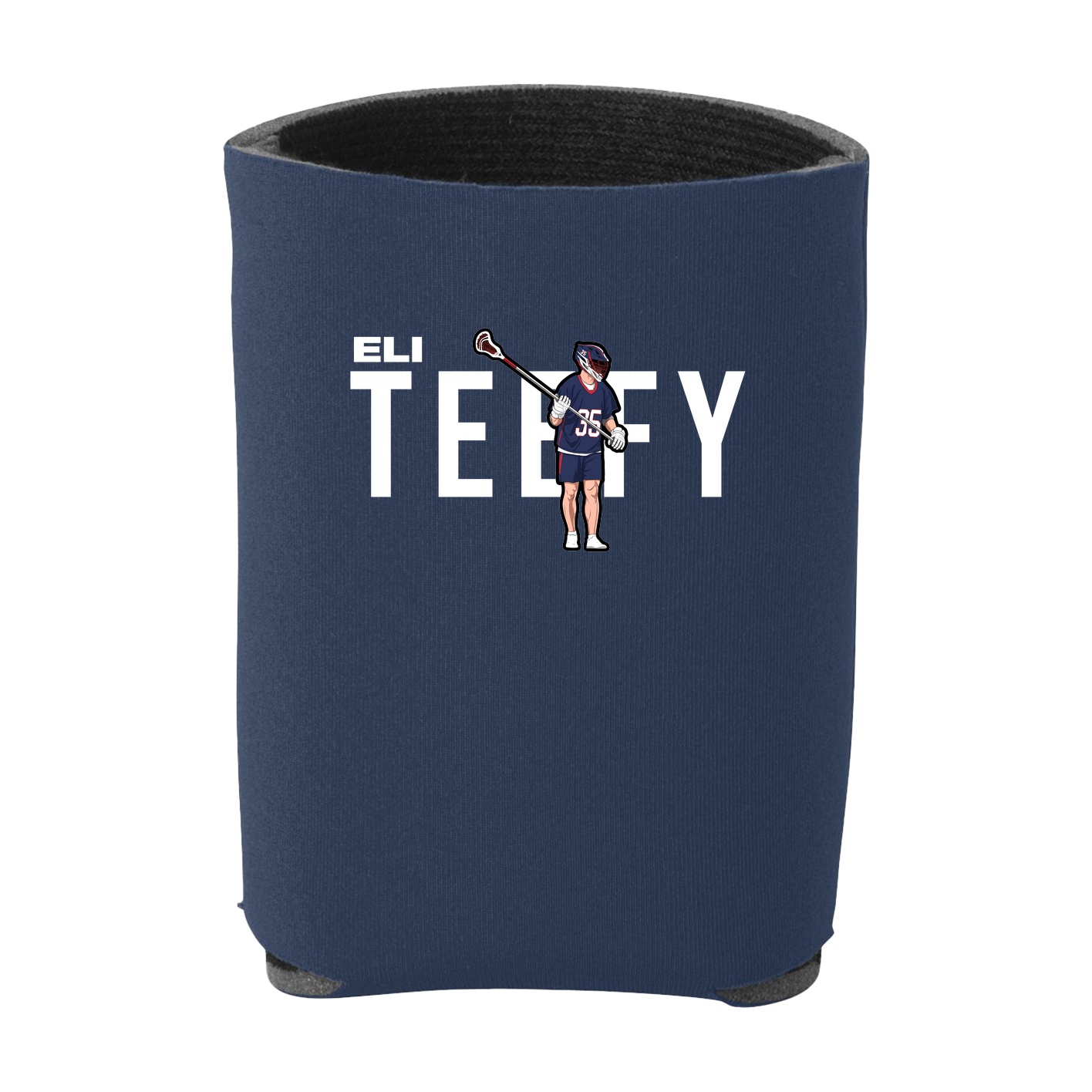 Can Holder — Player Name in Navy