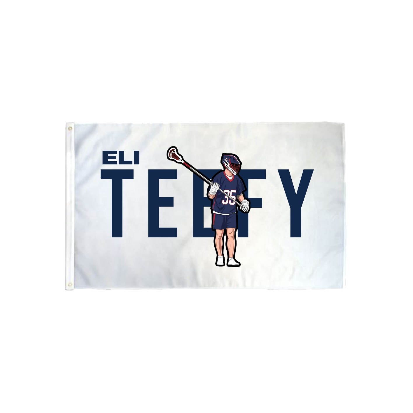3x5 Flag — Player Name in Classic