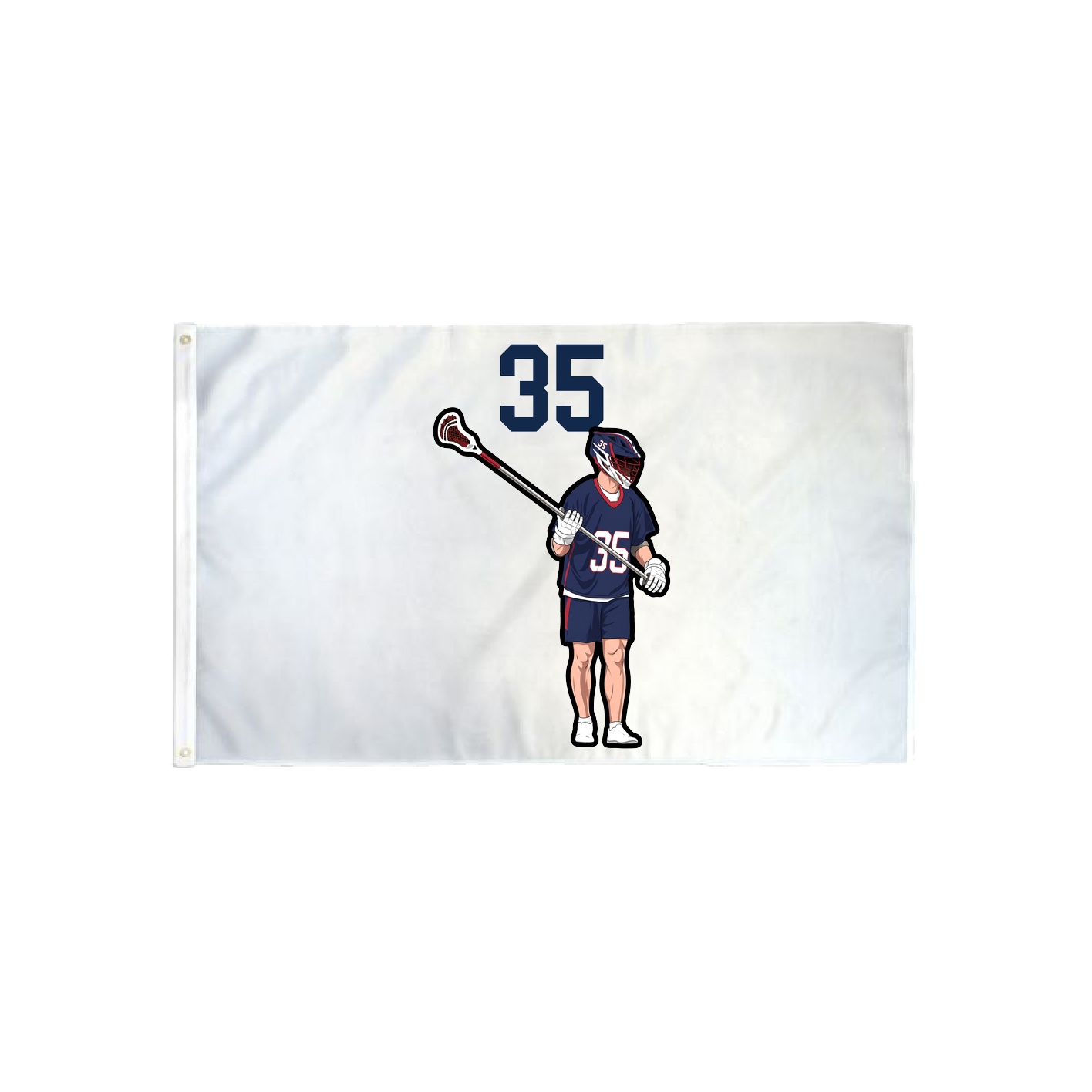 3x5 Flag — Number Top in Classic