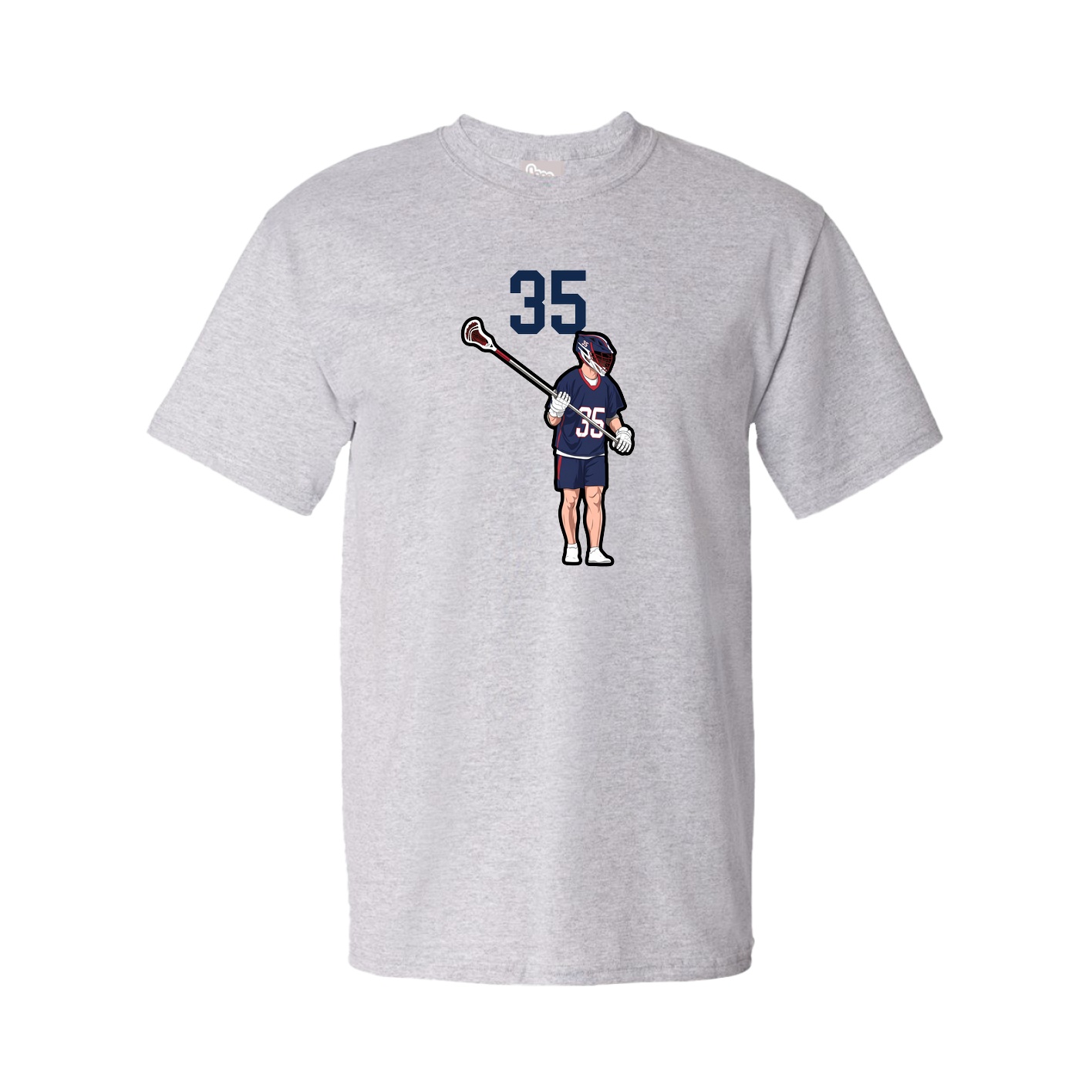 Tee — Number Top in Grey