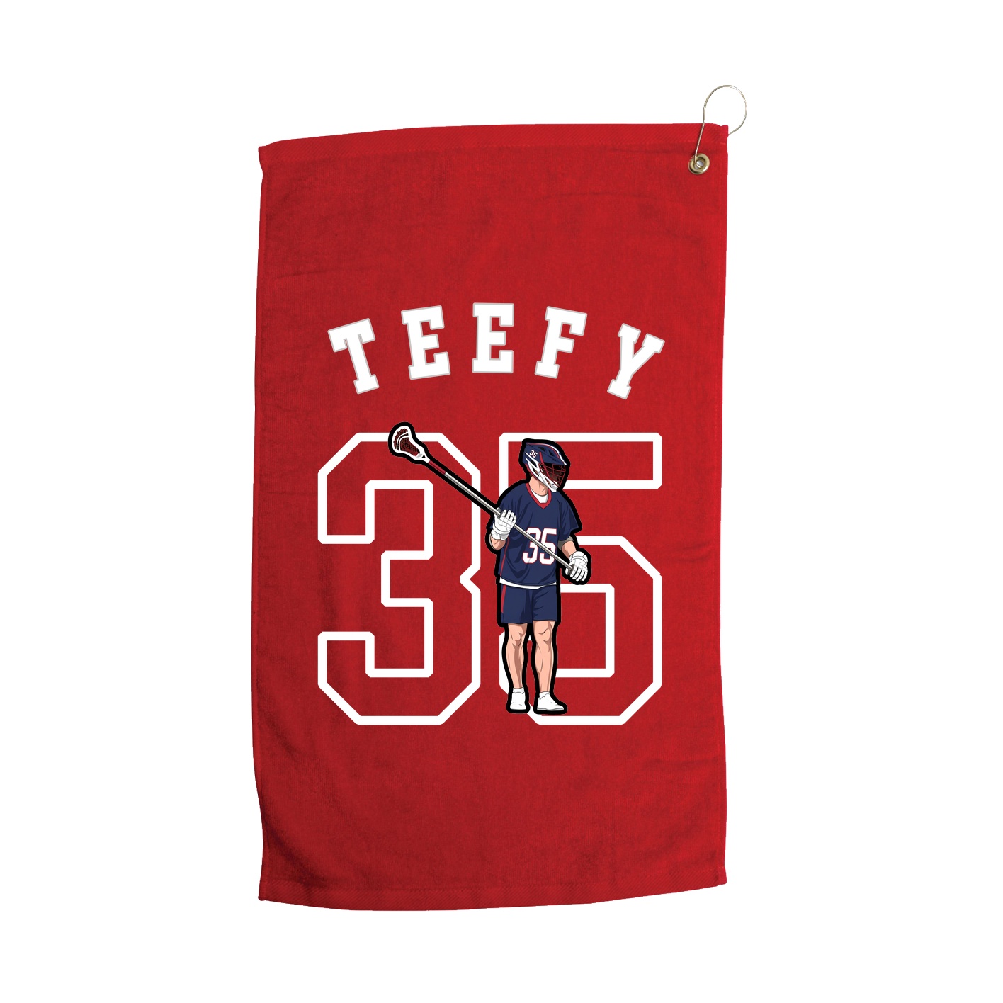 Golf Towel — Shirsey Arch in Red