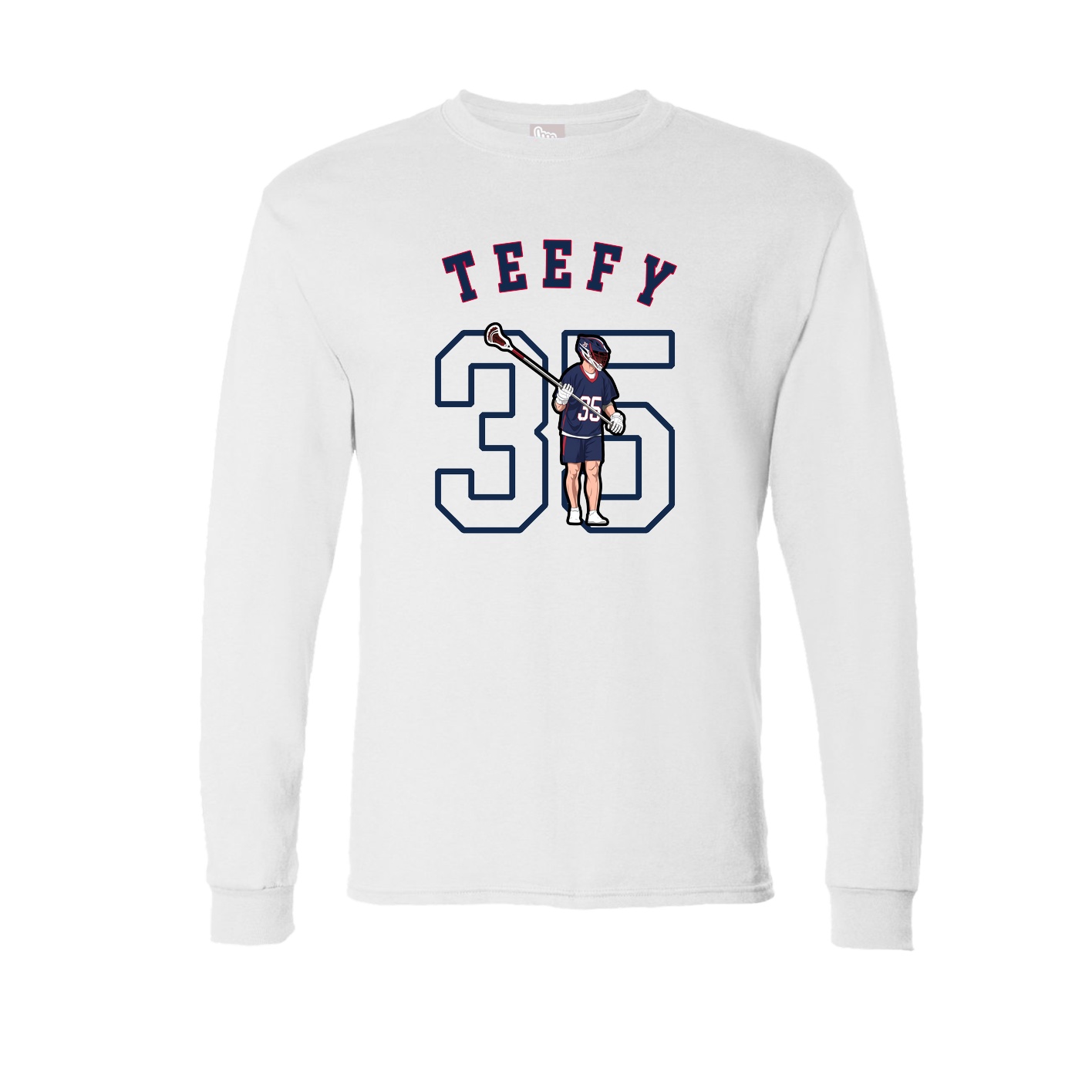Long Sleeve Tee — Shirsey Arch in White