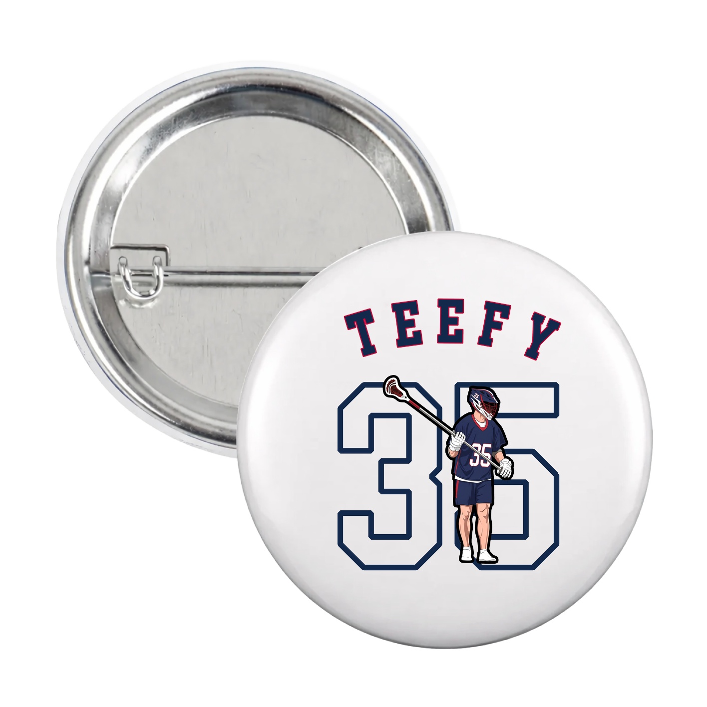 Game Day Button — Shirsey Arch in White