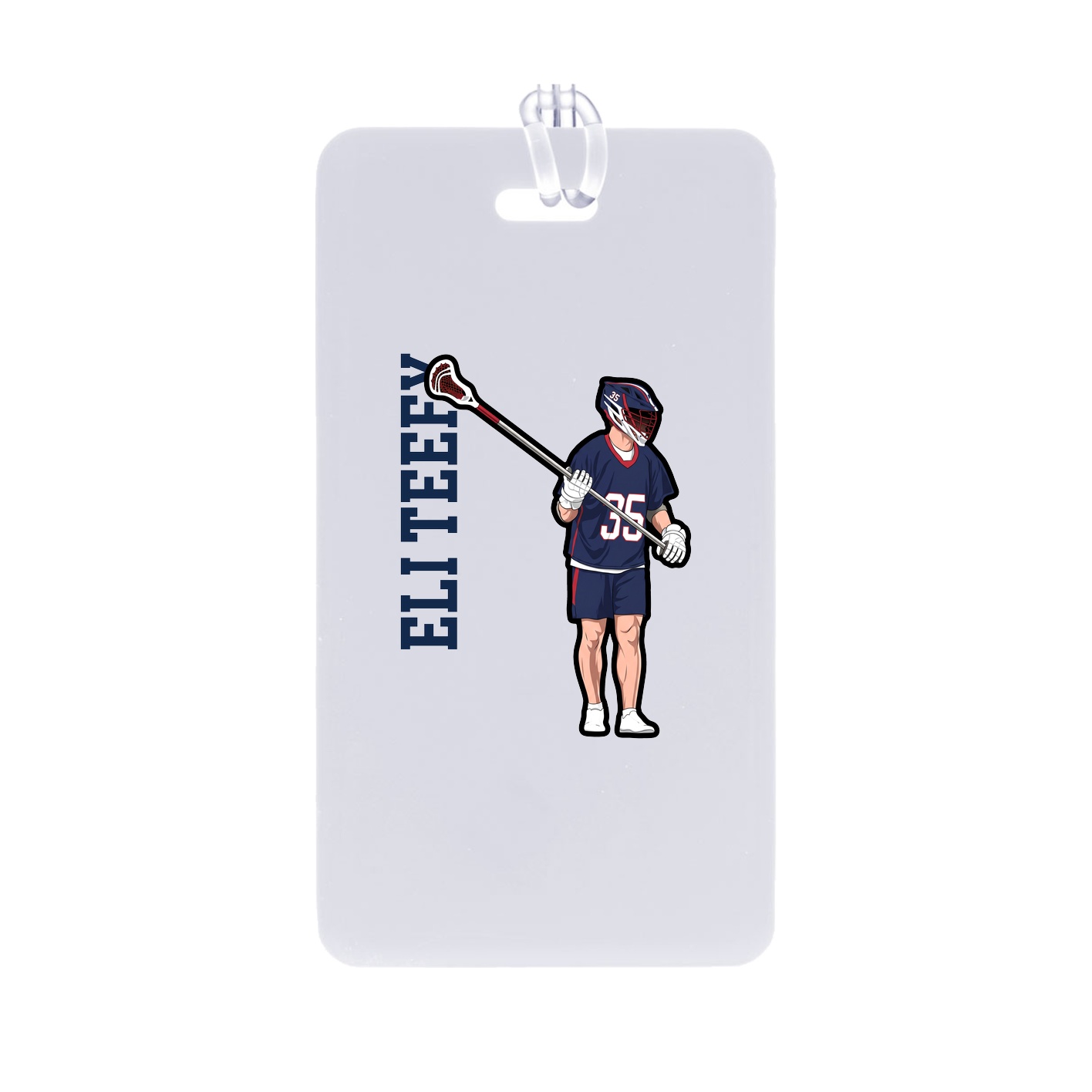 Bag Tag — Name Vertical in Classic
