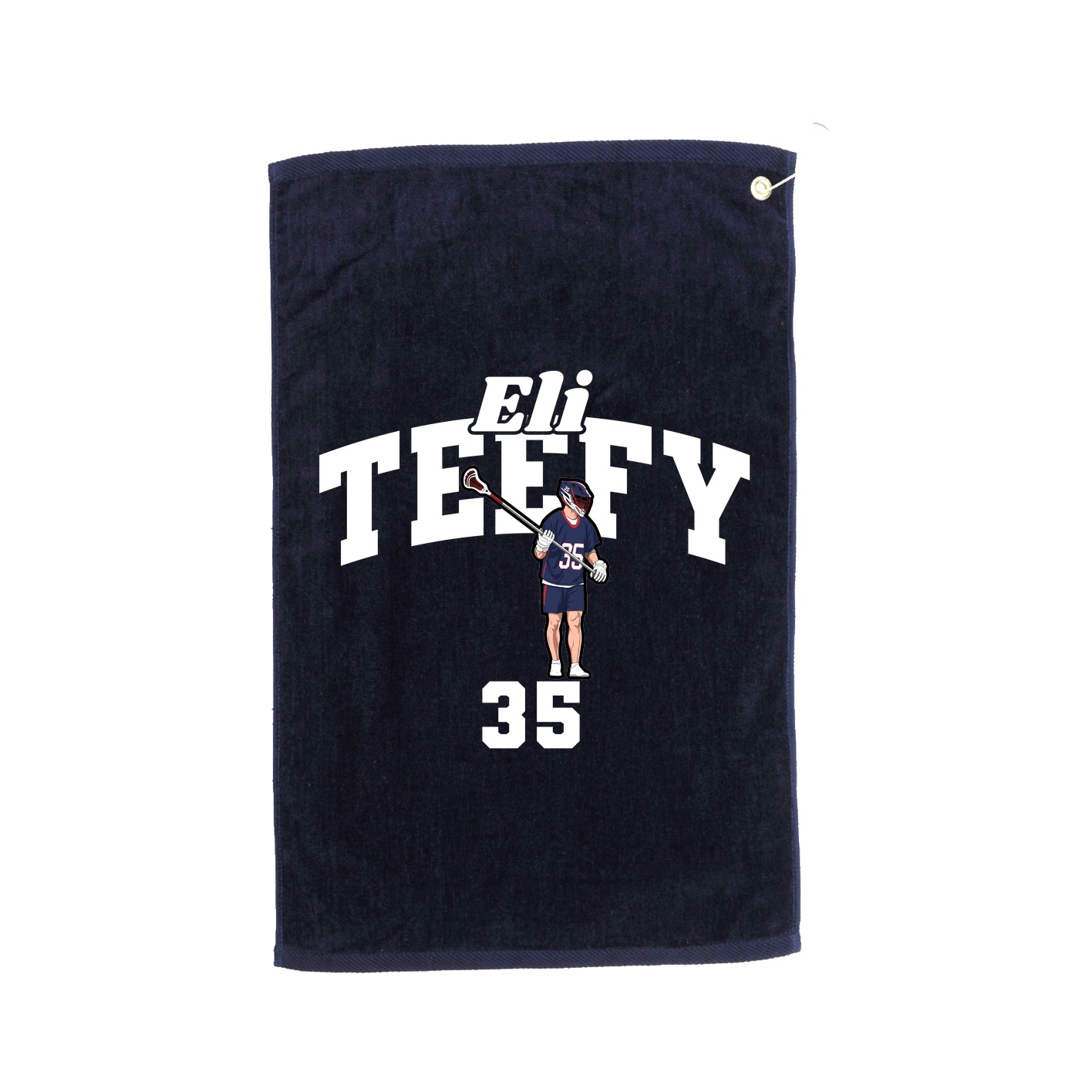 Golf Towel — Signature Arch in Navy