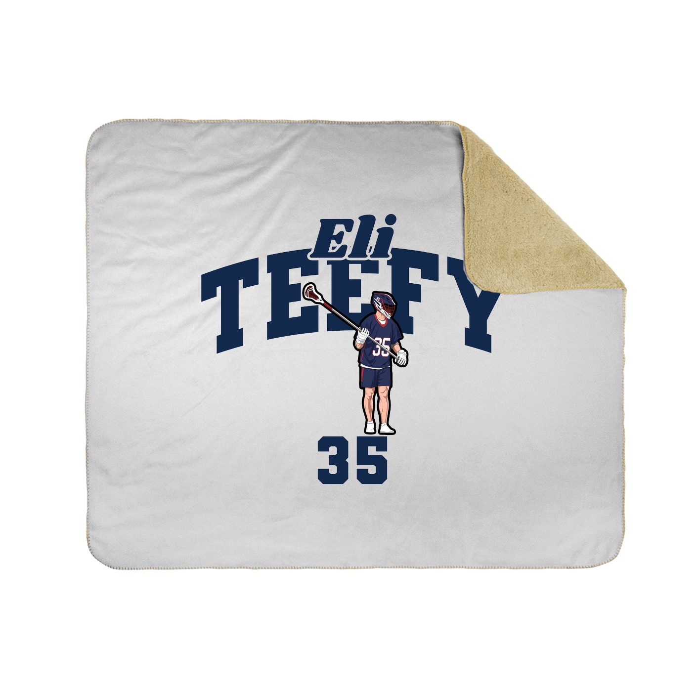 Throw Blanket — Signature Arch in White