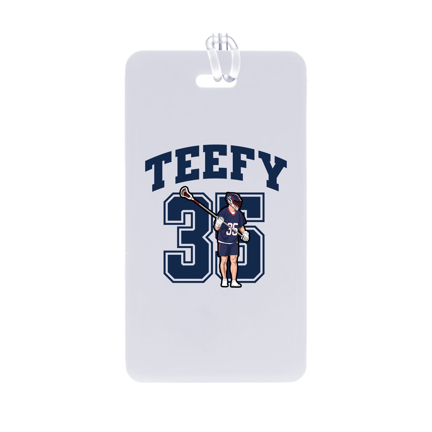 Bag Tag — Number in Classic