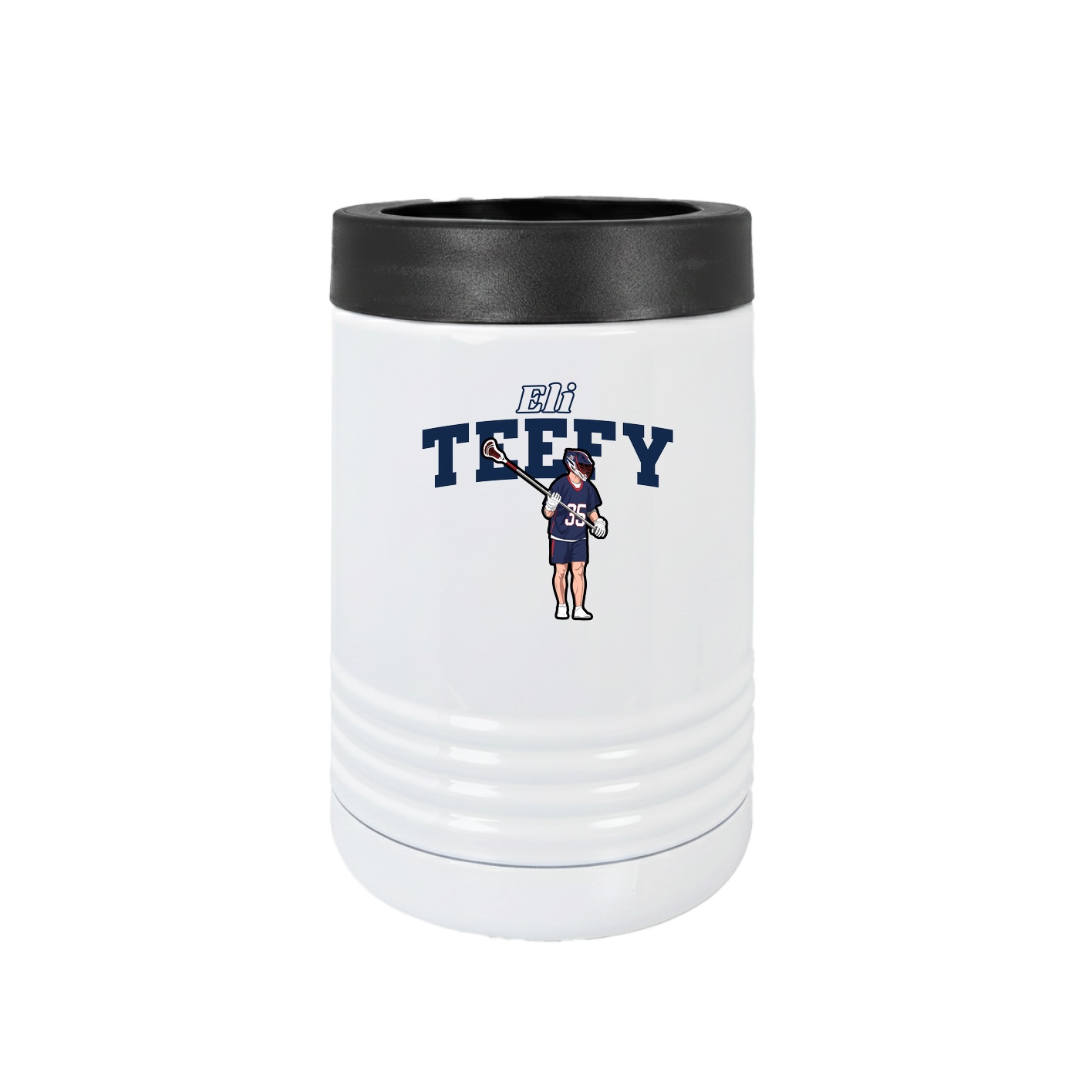 Beverage Holder — Name Arch in White