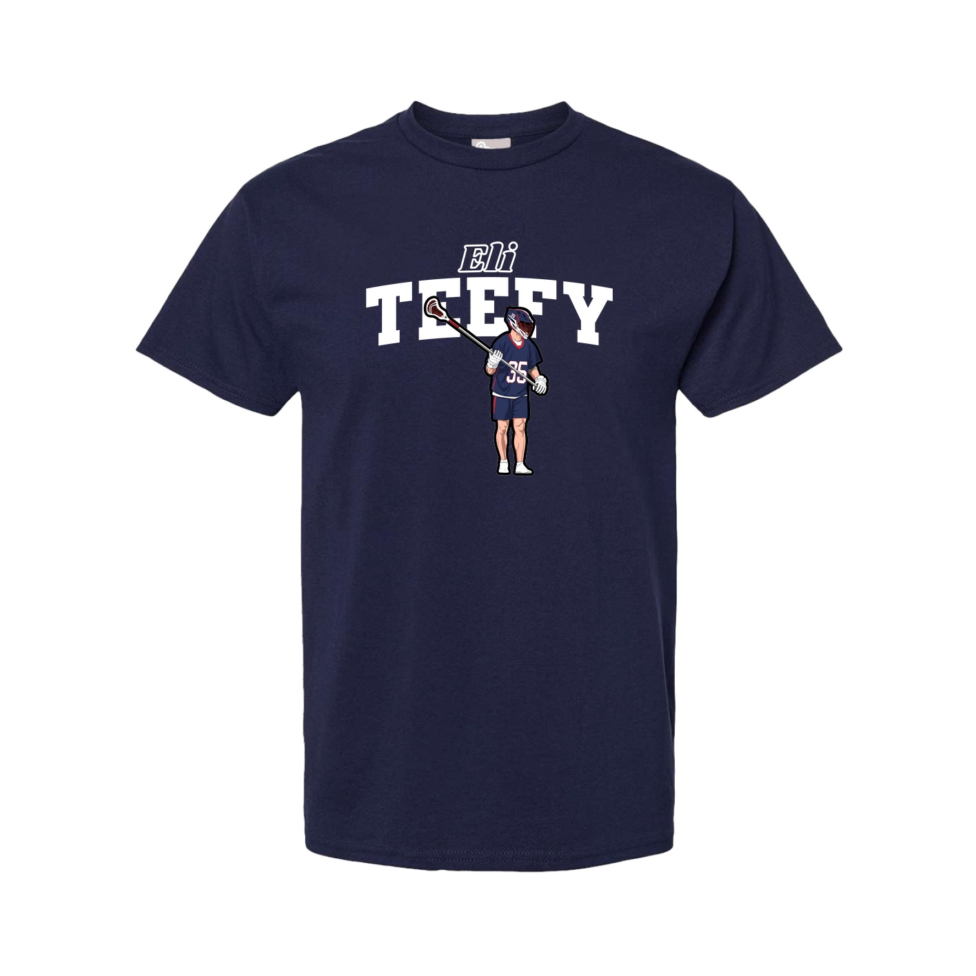 Tee — Name Arch in Navy