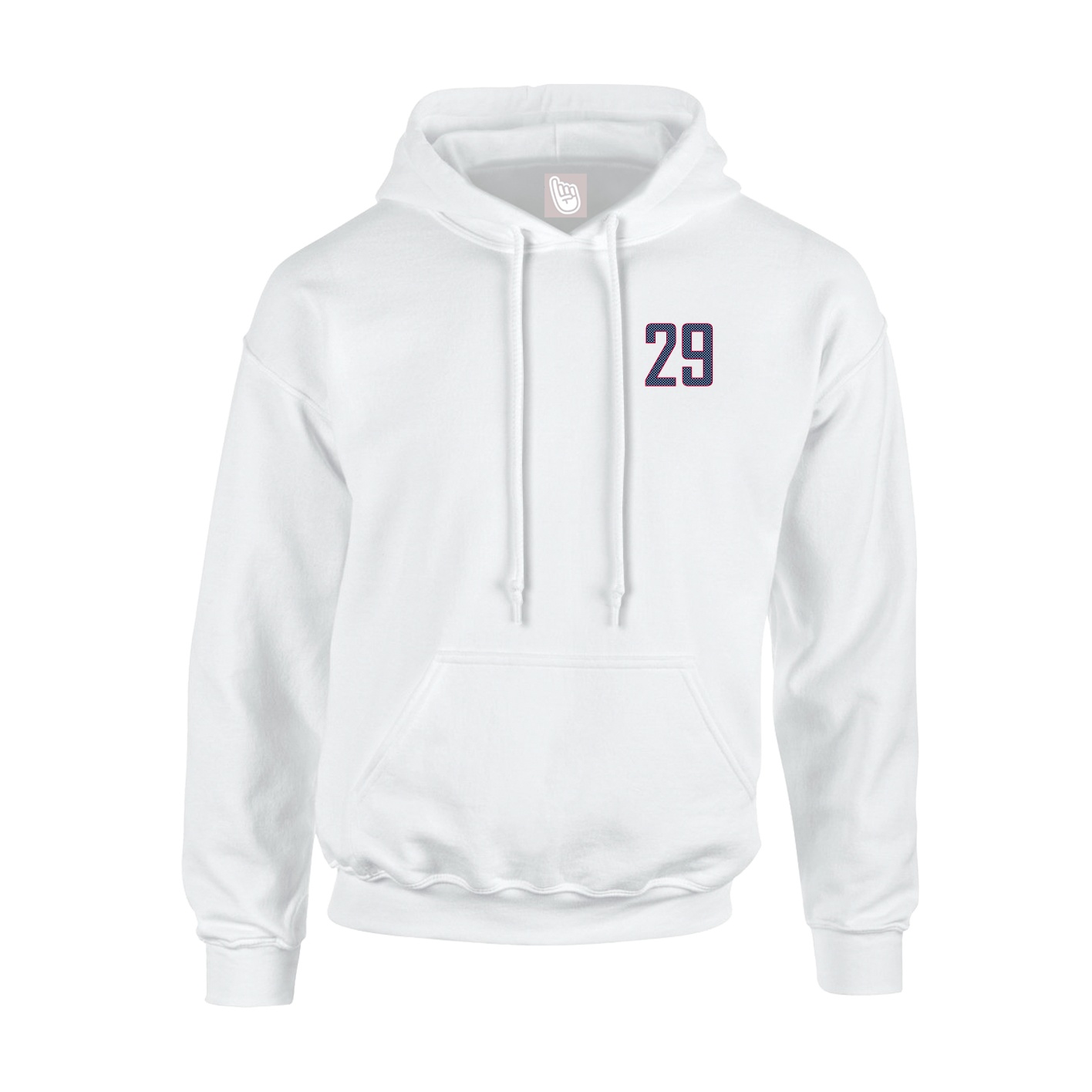 Youth Hoodie — Front Shirsy in White