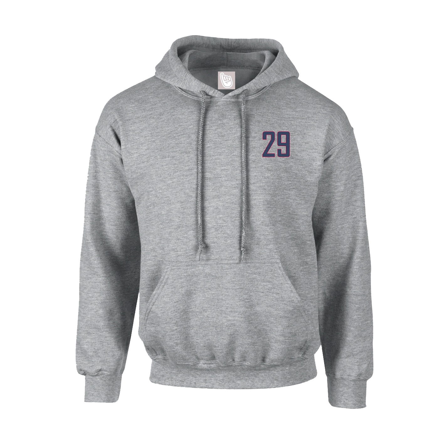 Youth Hoodie — Front Shirsy in Grey