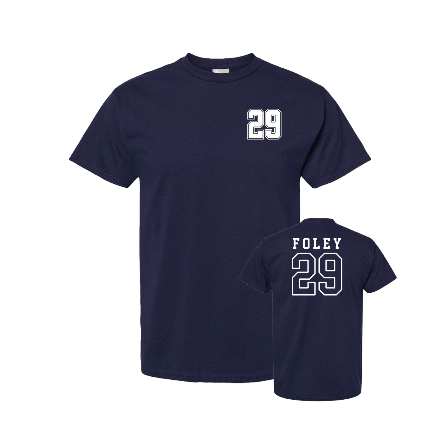 Tee — Chest Back in Navy