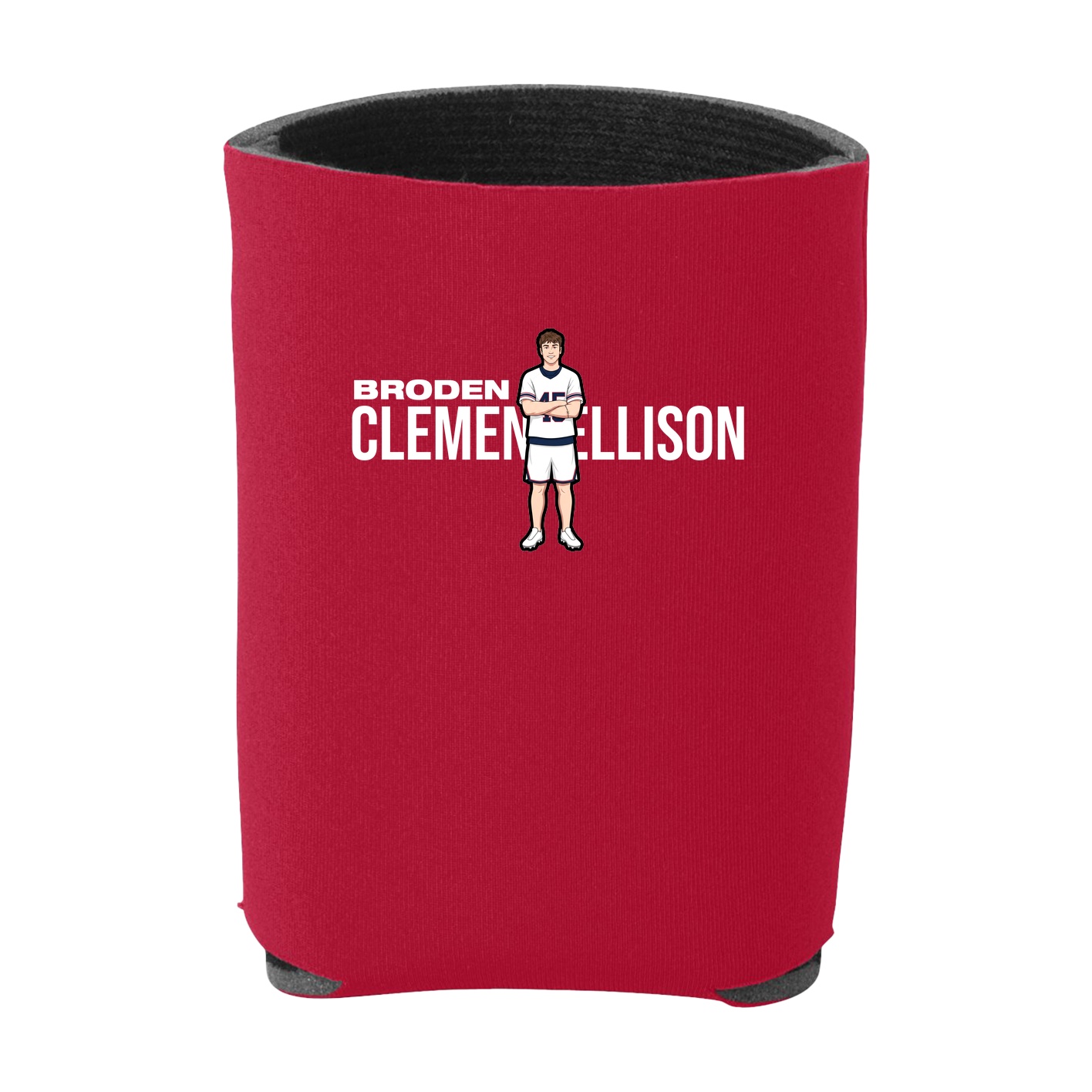 Can Holder — Player Name in Red