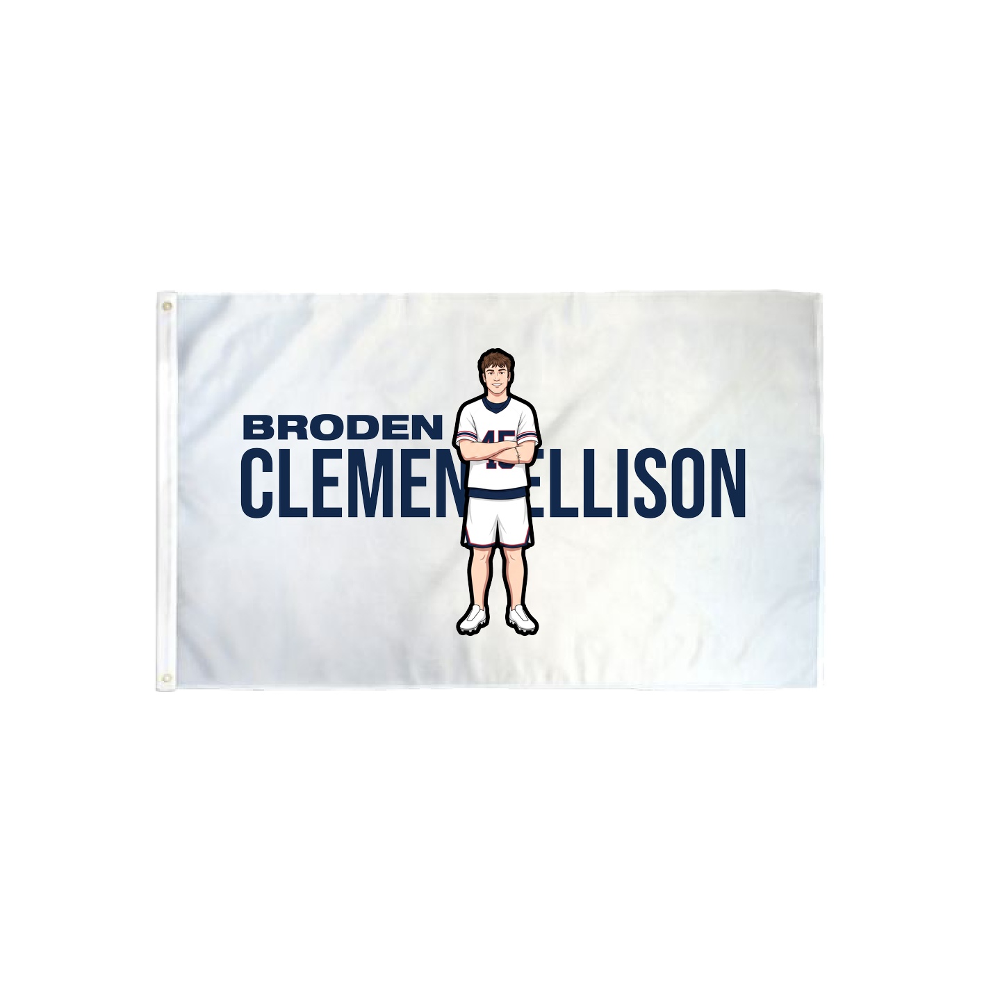 3x5 Flag — Player Name in Classic