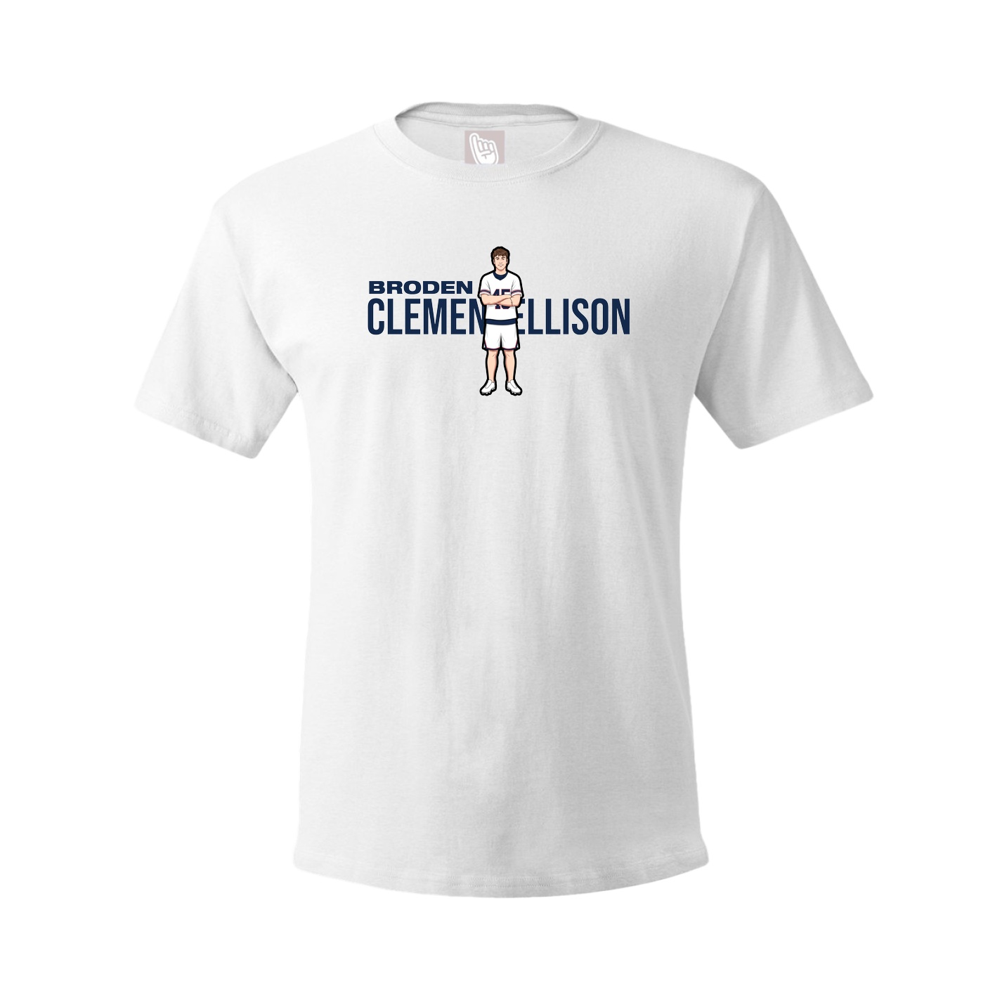 Youth Tee — Player Name in White