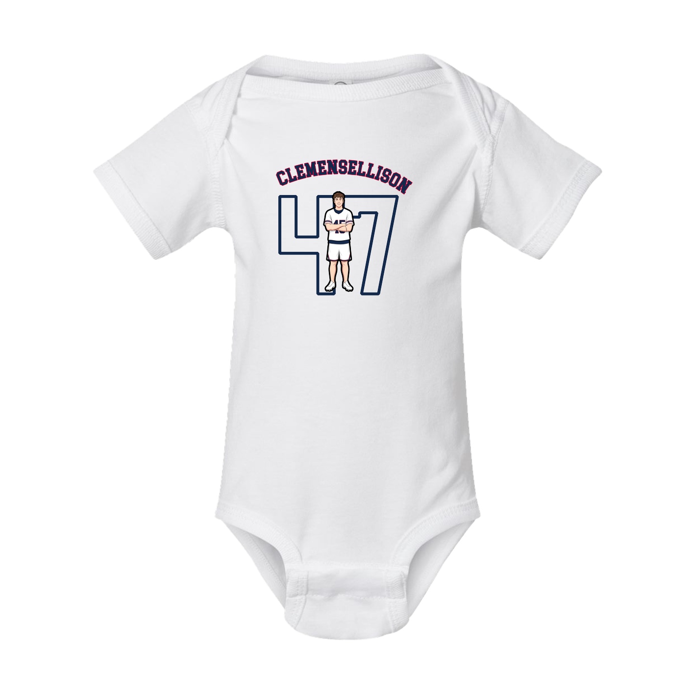 Baby Onesie — Shirsey Arch in White