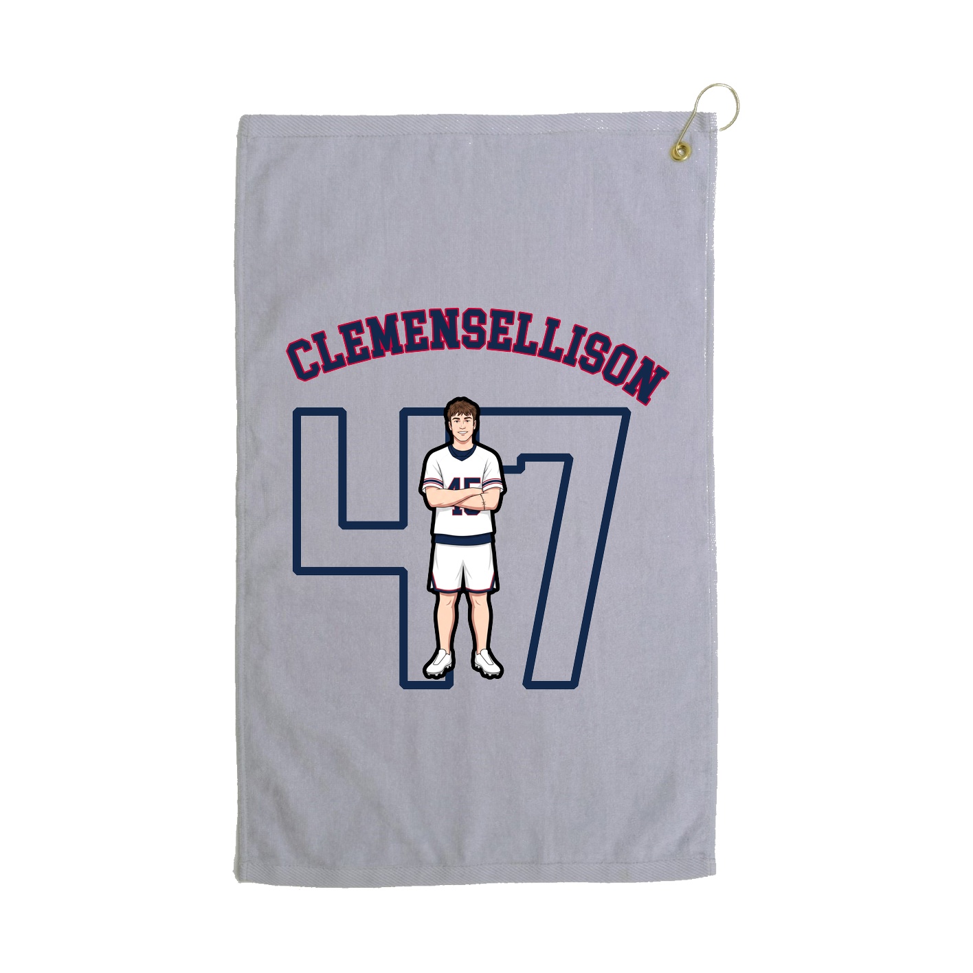 Golf Towel — Shirsey Arch in Grey