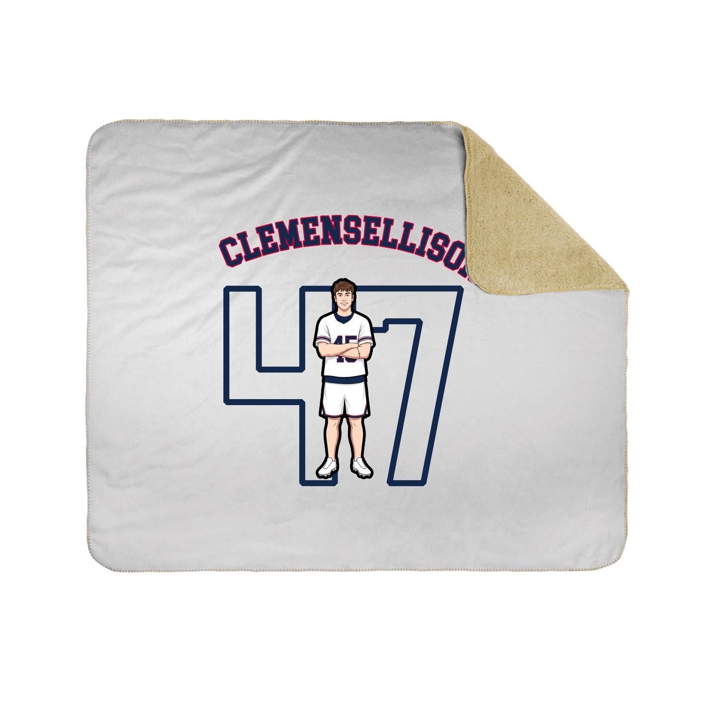 Throw Blanket — Shirsey Arch in White