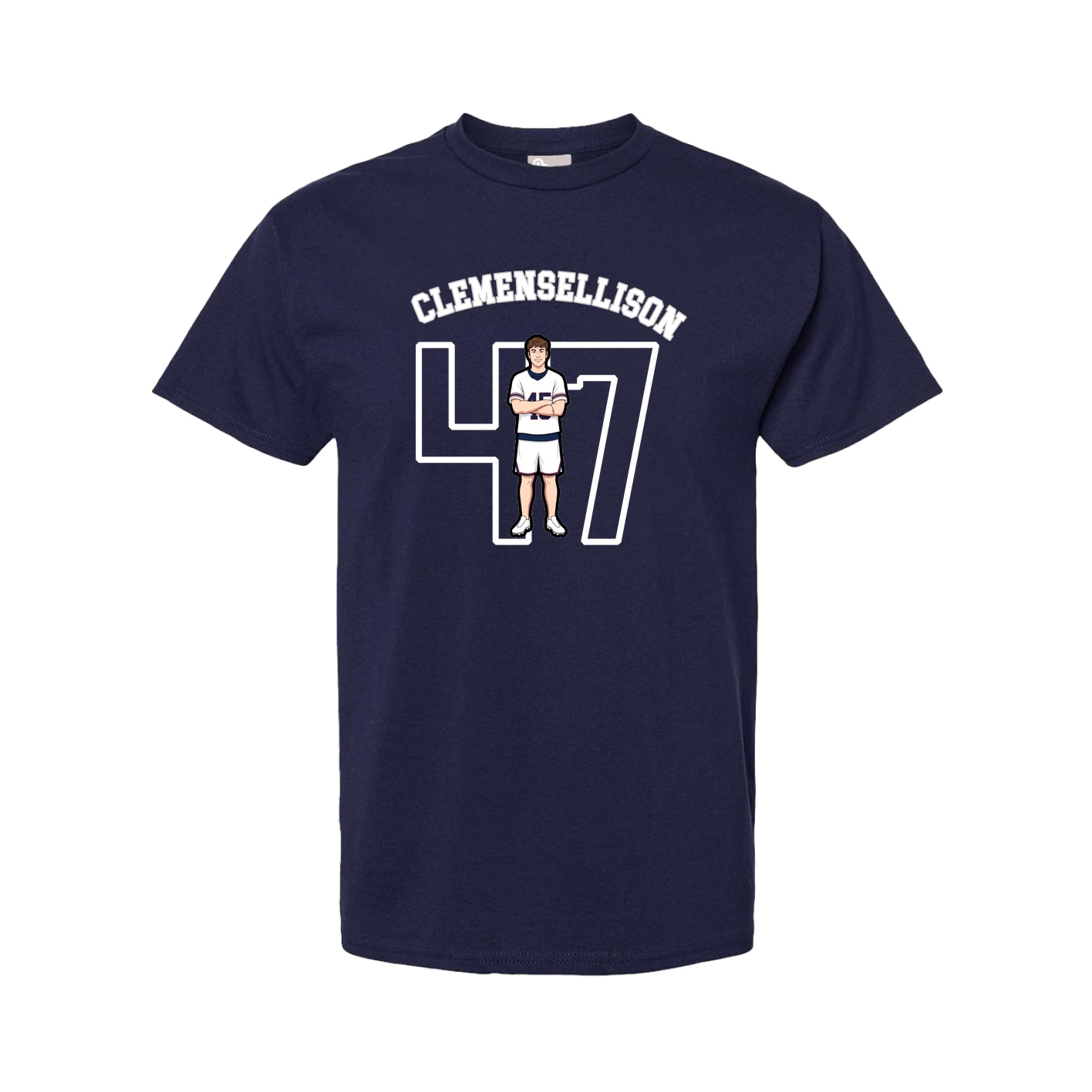 Youth Tee — Shirsey Arch in Navy