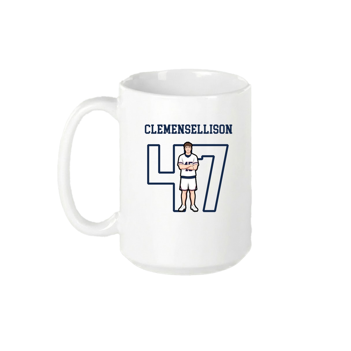 15oz Coffee Mug — Shirsey in White