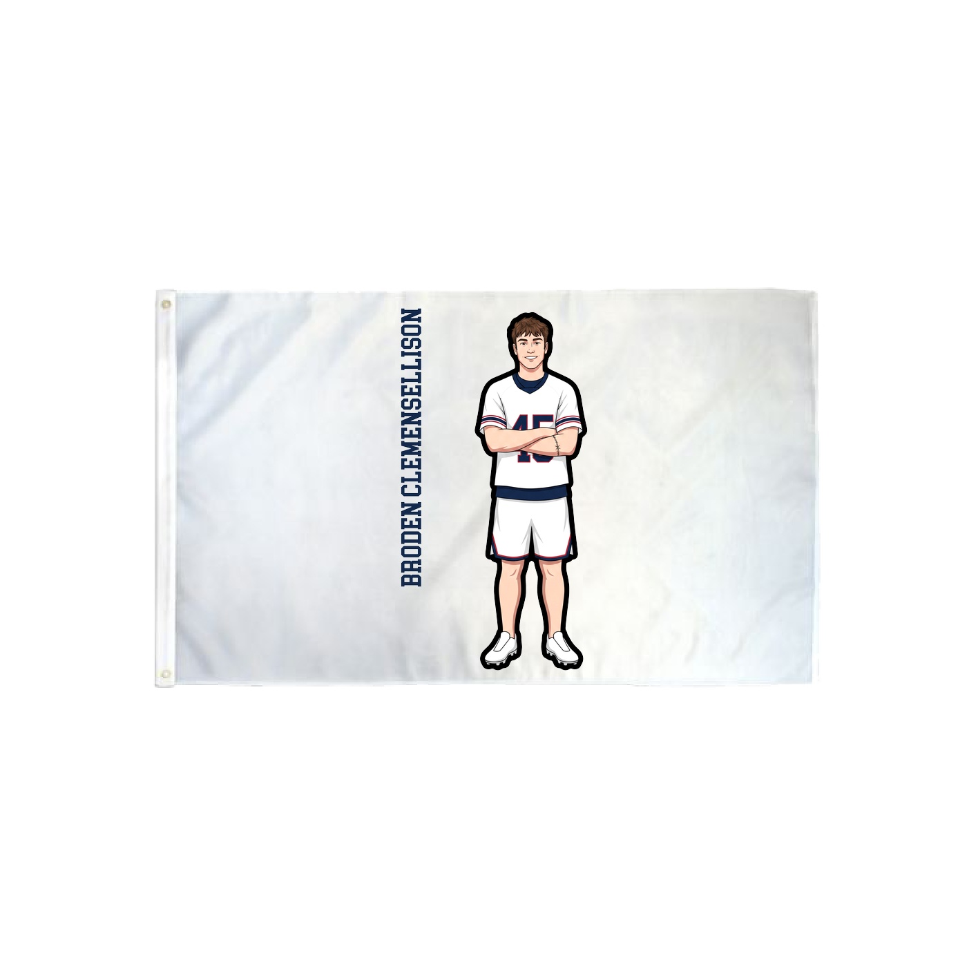 3x5 Flag — Name Vertical in Classic