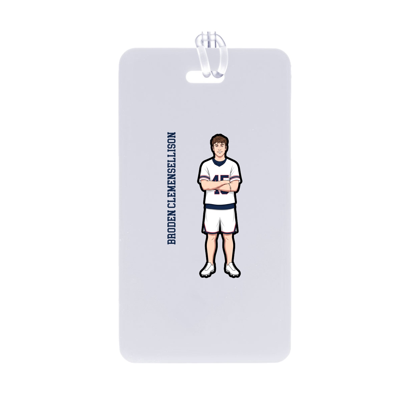 Bag Tag — Name Vertical in Classic