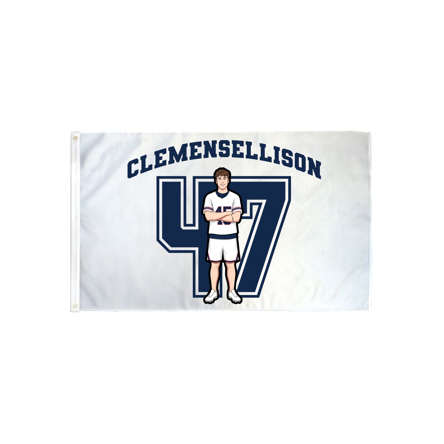 3x5 Flag — Number in Classic