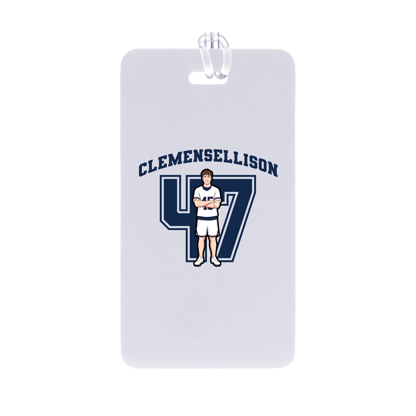 Bag Tag — Number in Classic