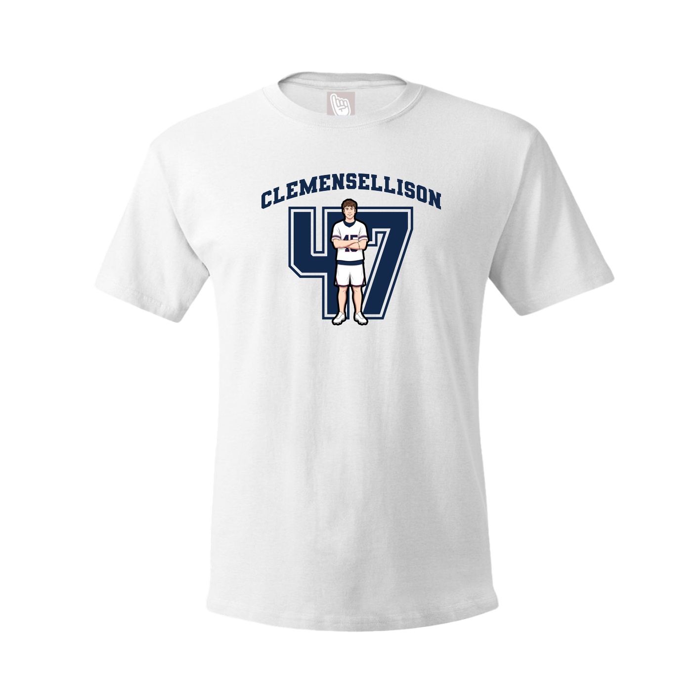 Tee — Number in White