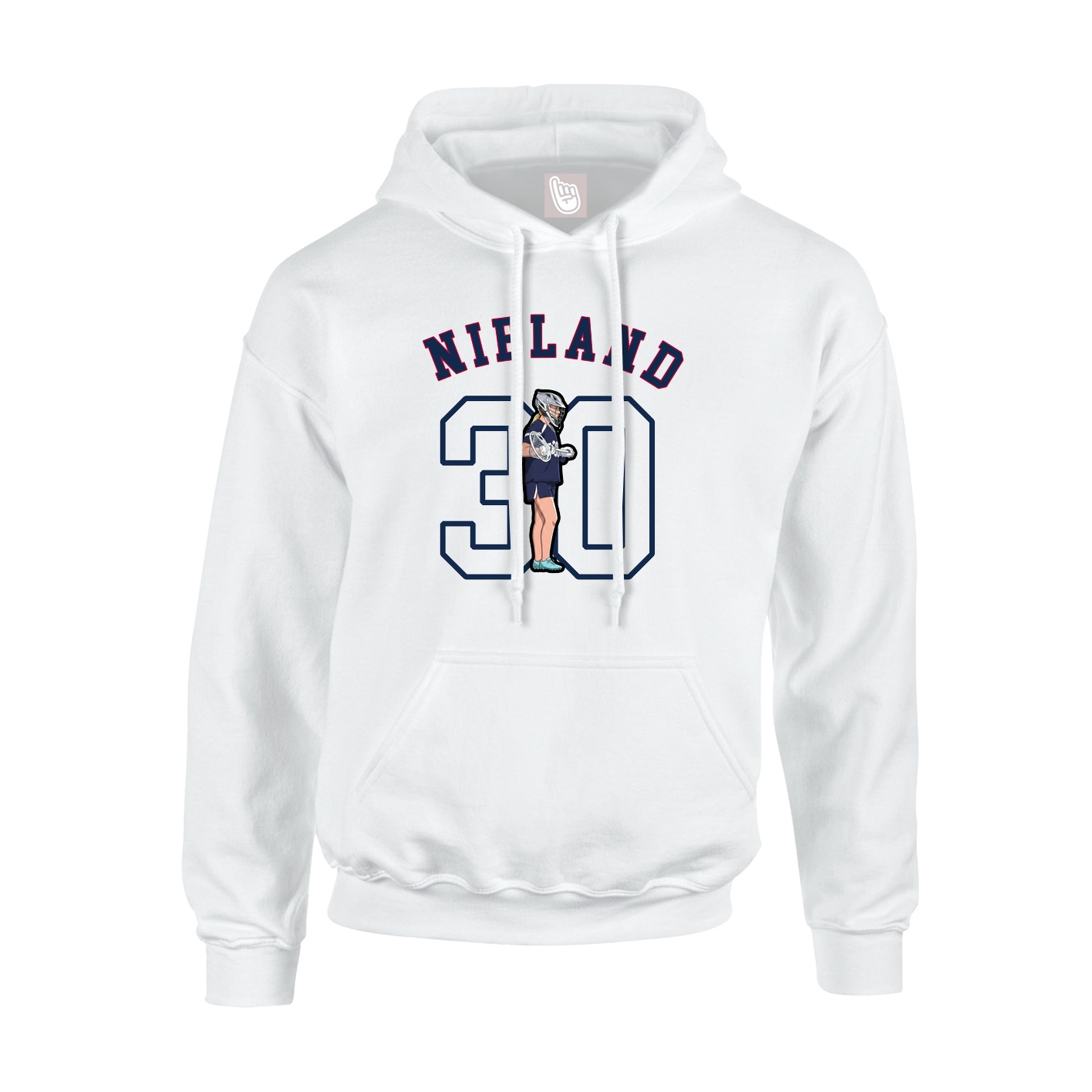 Youth Hoodie — Shirsey Arch in White