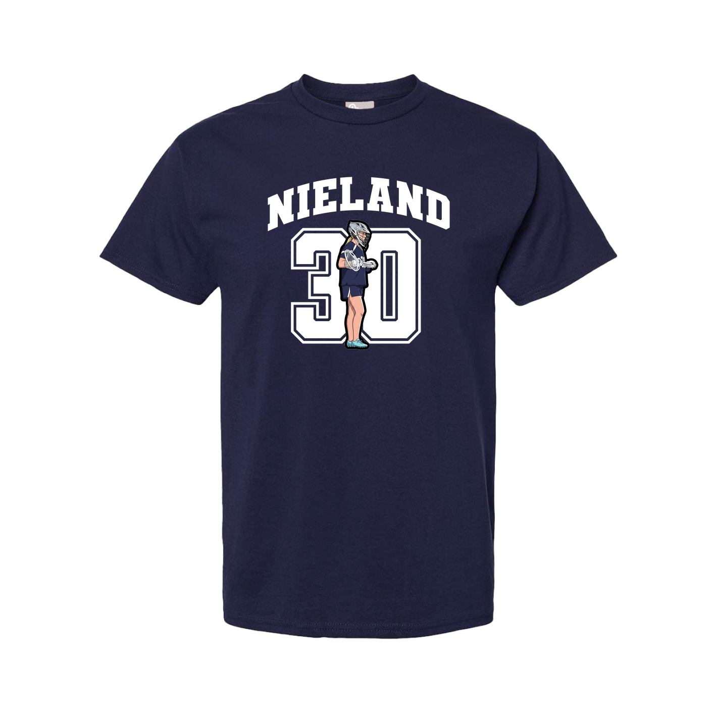 Tee — Number in Navy