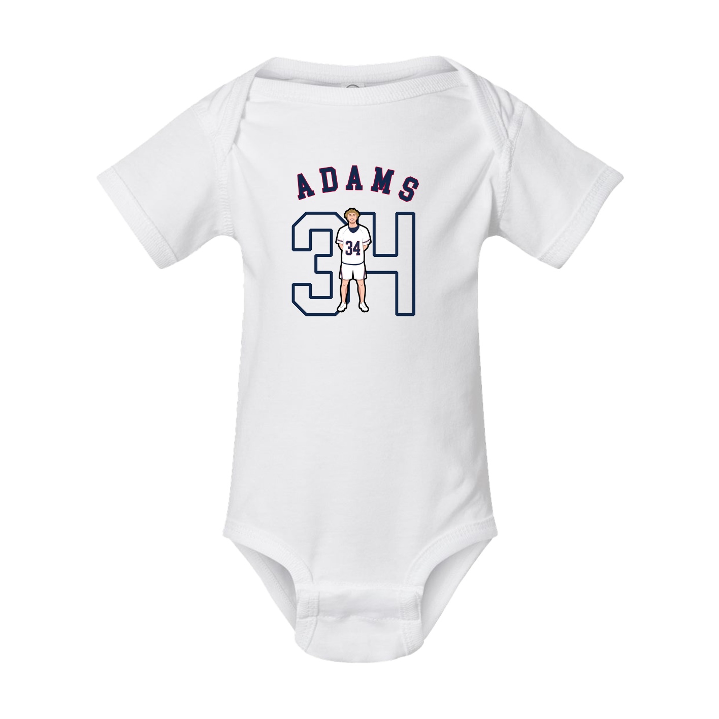 Baby Onesie — Shirsey Arch in White